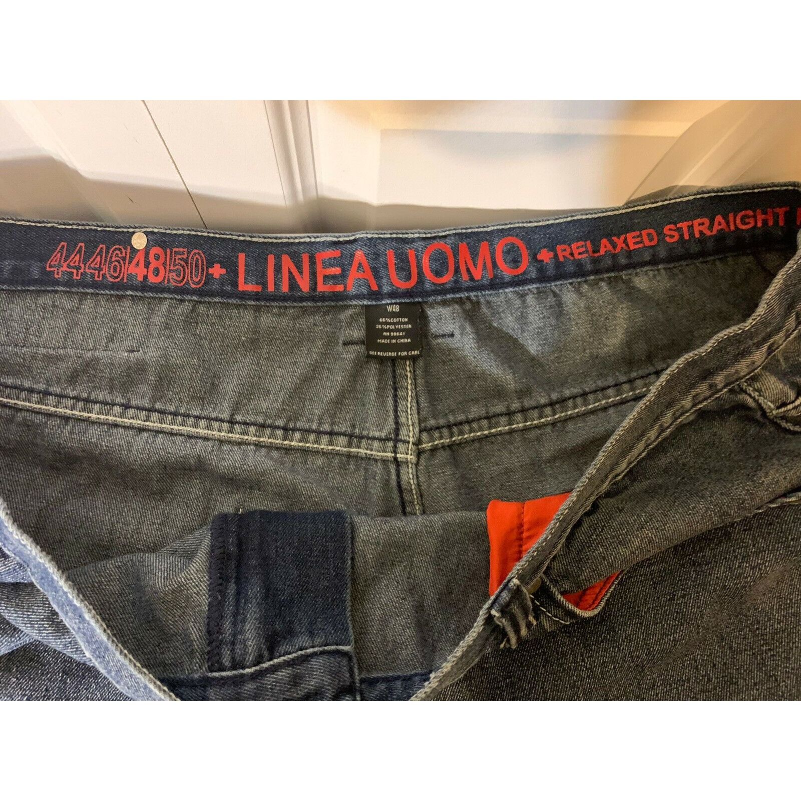Other LINEA UOMO RELAXED STRAIGHT Men’s Sz 48 Denim Blue Shorts Size US 44 / EU 60 - 6 Thumbnail