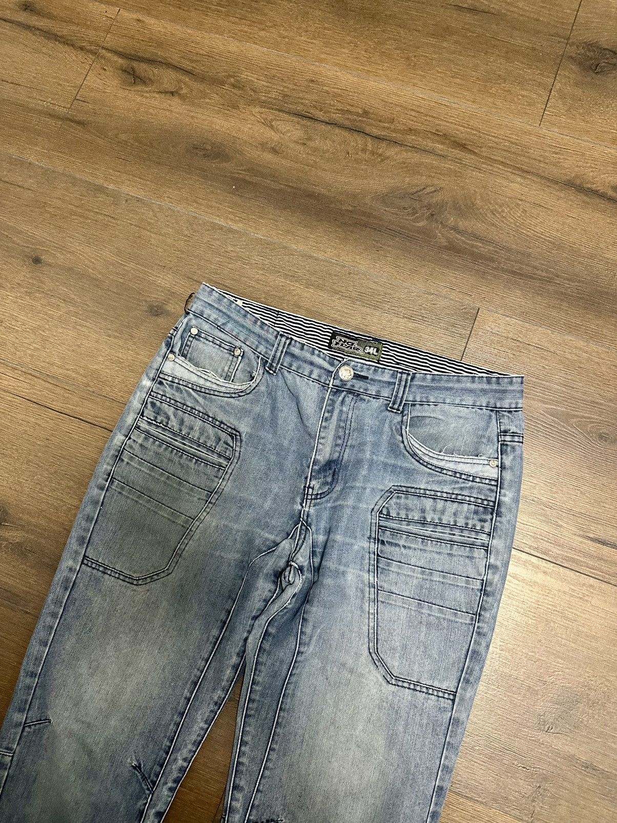 No Fear Vintage If Six Was Nine Style Y2K Jeans Style White Size US 34 / EU 50 - 7 Thumbnail