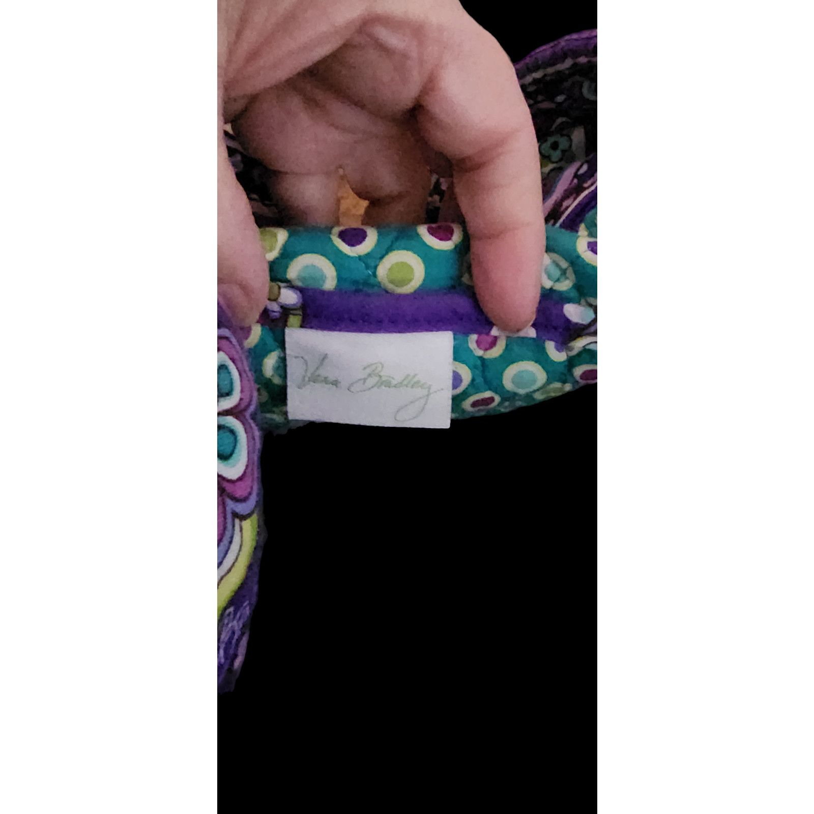 Vera Bradley RARE VERA BRADLEY Vera XL Tote Bag HEATHER Travel #10096-144 Size ONE SIZE - 4 Thumbnail