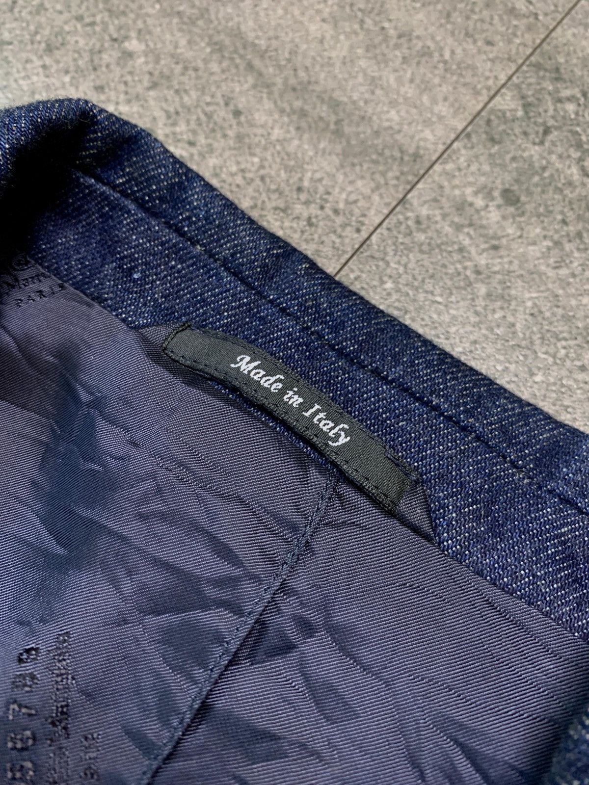 Maison Margiela FREE TAX! Line 4 Indigo Denim Blazer Jacket Size US S / EU 44-46 / 1 - 7 Thumbnail