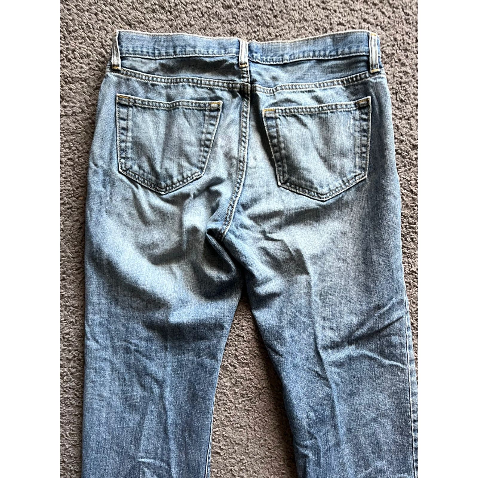 Gap GAP Men's Straight Leg Jeans Size 35x30 Blue Regular Size US 35 - 4 Thumbnail