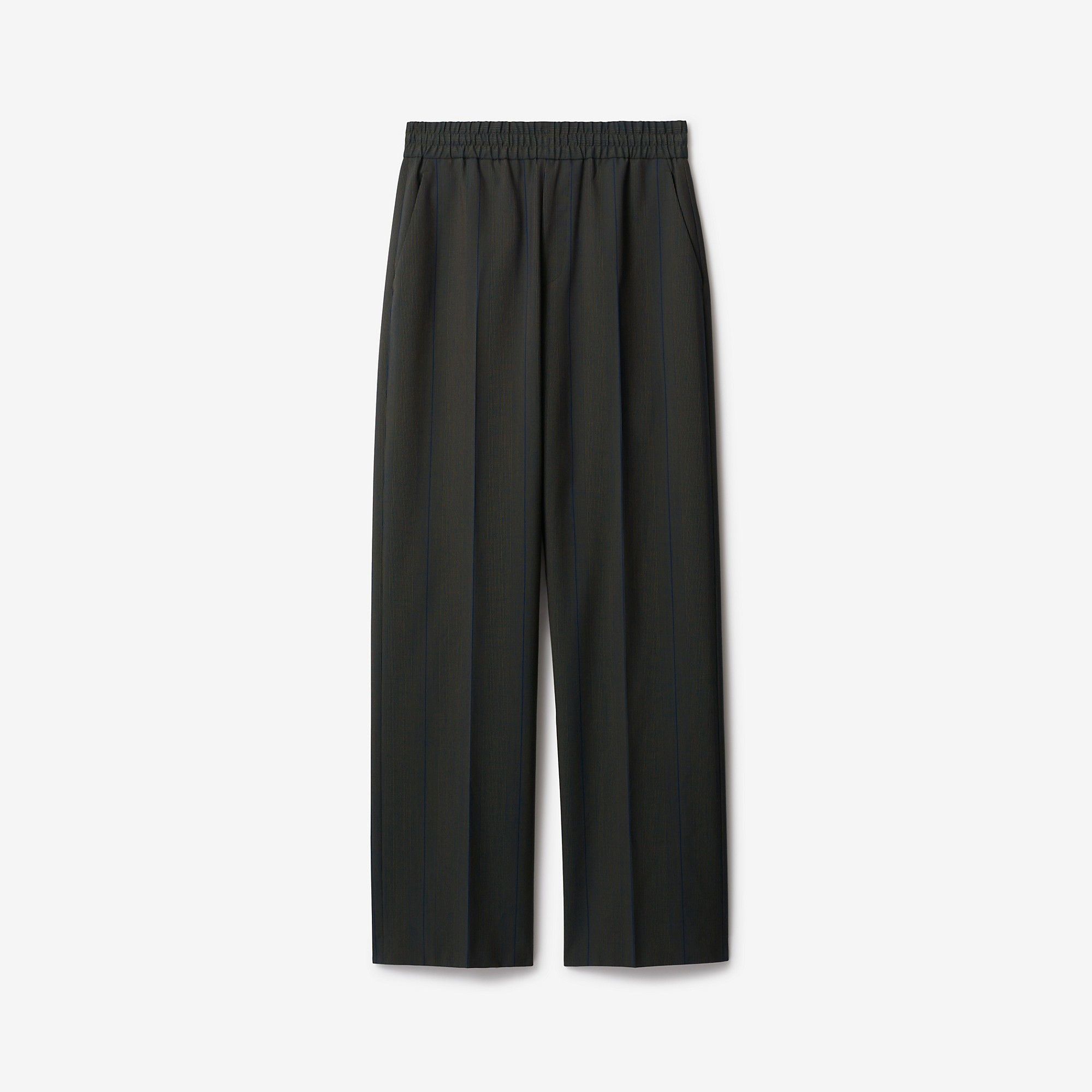 Burberry o1w1db10326 Striped Wool Trousers in Granite Size US 32 / EU 48 - 1 Thumbnail