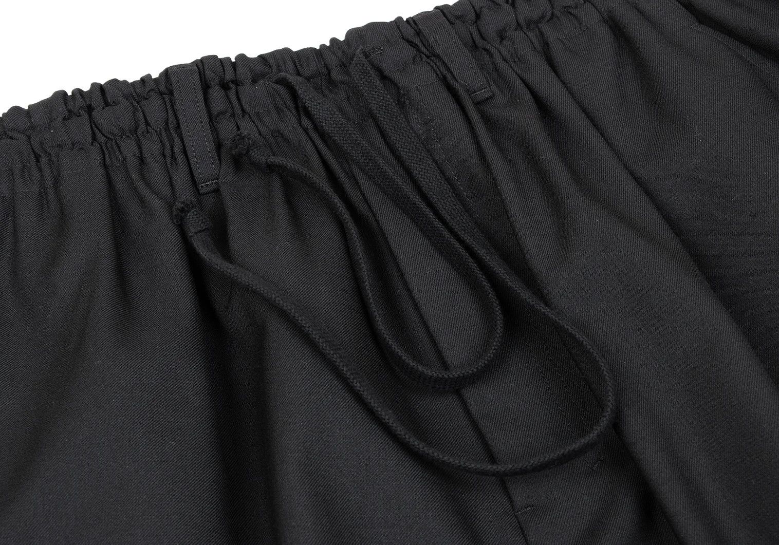 Yohji Yamamoto Wool-Poly Gabardine Cuffed Sarouel Pants Black 3 Size US 34 / EU 50 - 4 Thumbnail