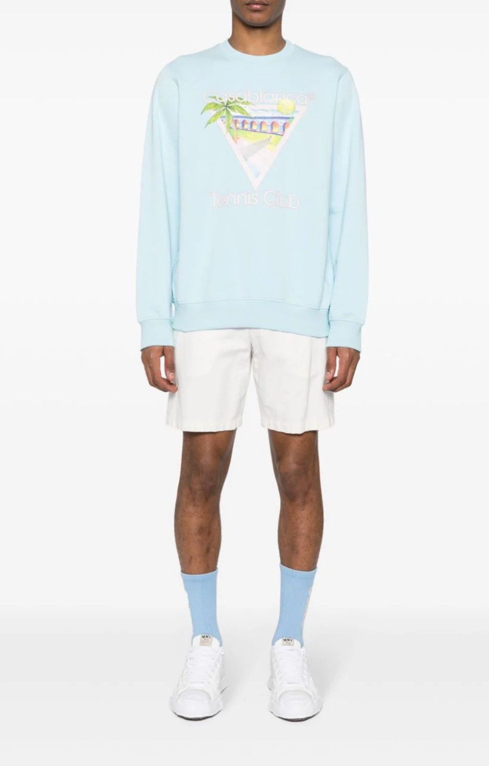 Casablanca Casablanca Tennis Club Icon Sweatshirt Light Blue Size L Size US L / EU 52-54 / 3 - 3 Thumbnail