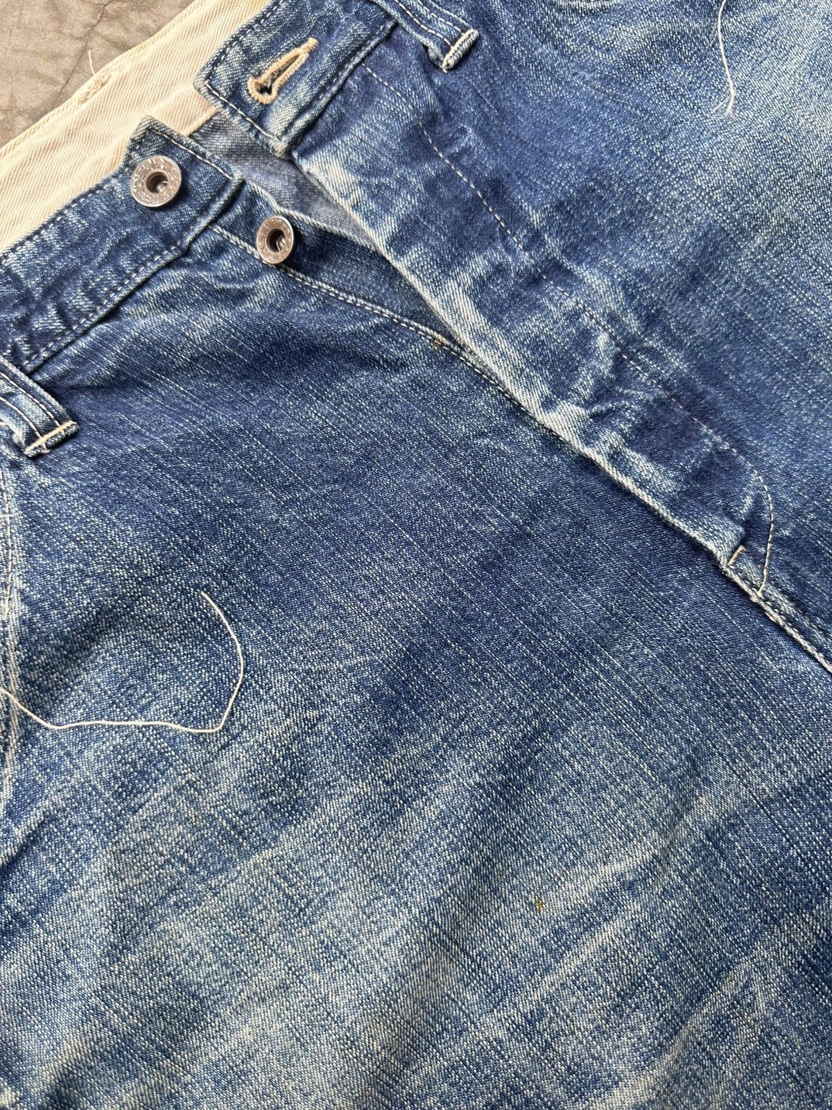 Sugar Cane Sugar Cane carpenther distreesed denim pants Size US 32 / EU 48 - 6 Thumbnail