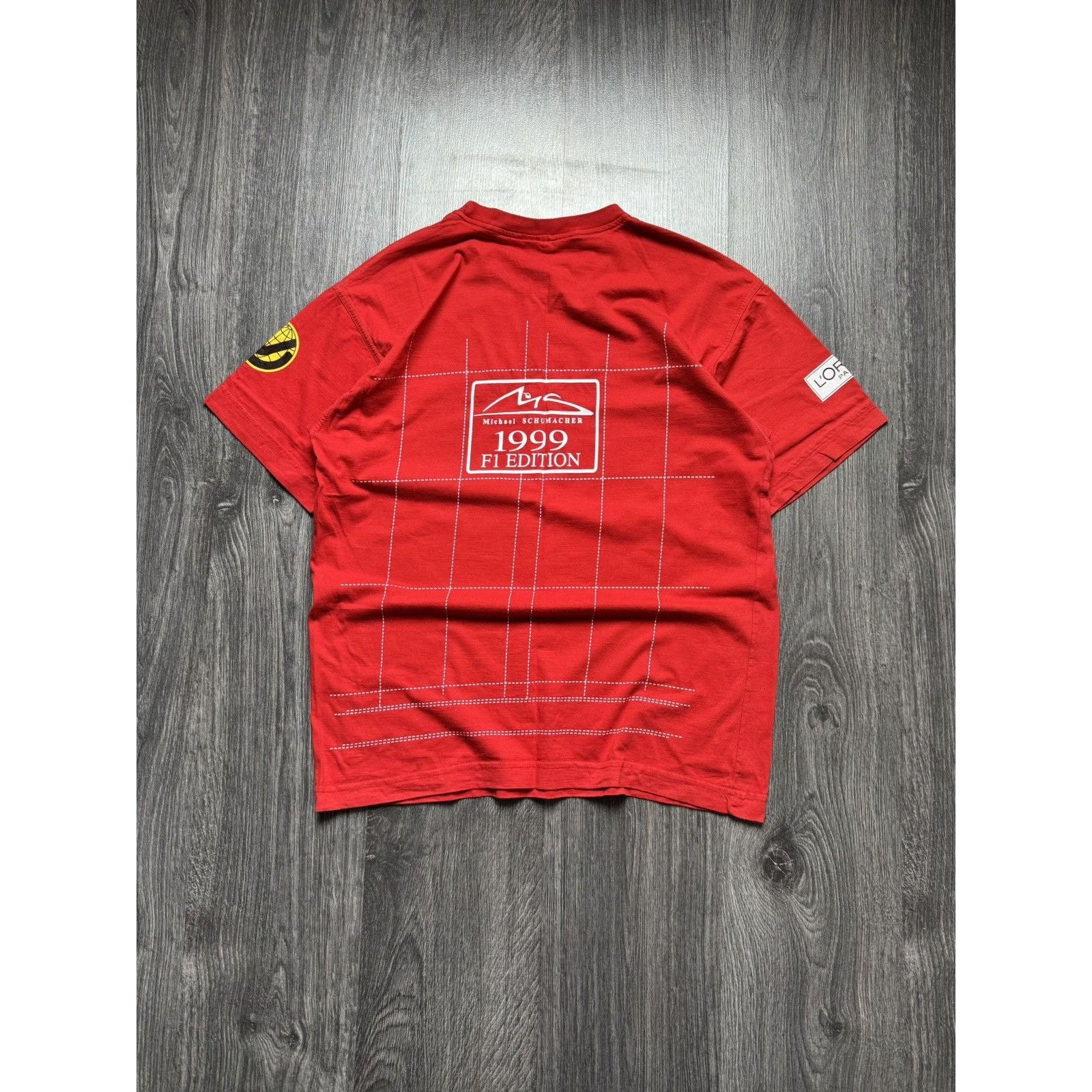 Ferrari × Vintage Vintage 1999 Ferrari Michael Chumacher F1 Edition Size US M / EU 48-50 / 2 - 7 Thumbnail
