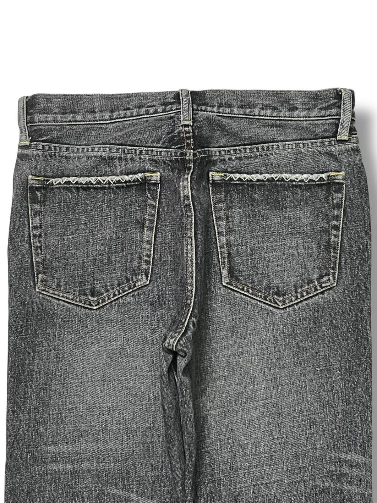 Uniqlo Bootcut Vintage Uniqlo Japan - Black Stone Wash, Distressed Size US 30 / EU 46 - 5 Thumbnail