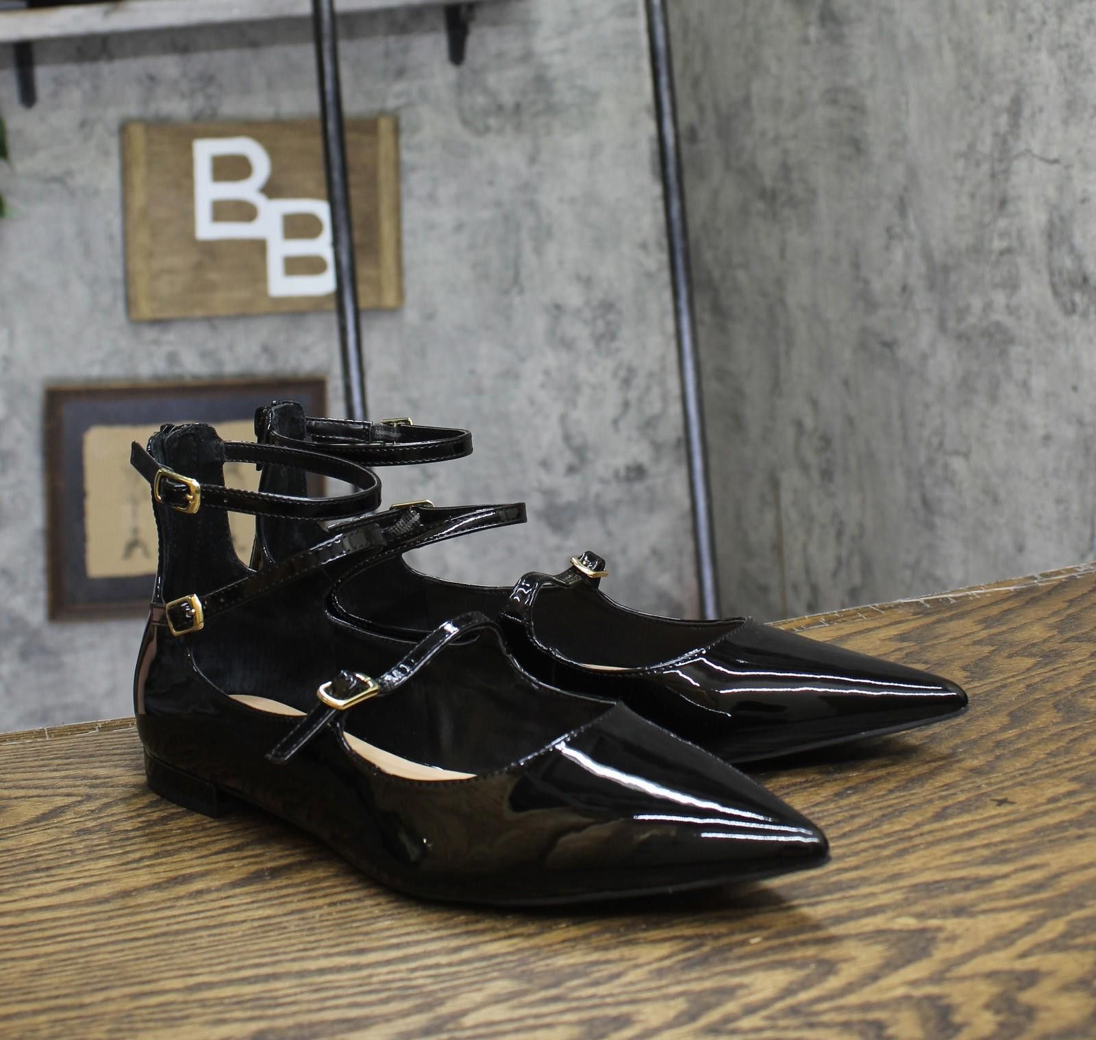 Other Nwt Inc International Concepts Flats Black Patent 9.5m Size US 9.5 / IT 39.5 - 1 Thumbnail