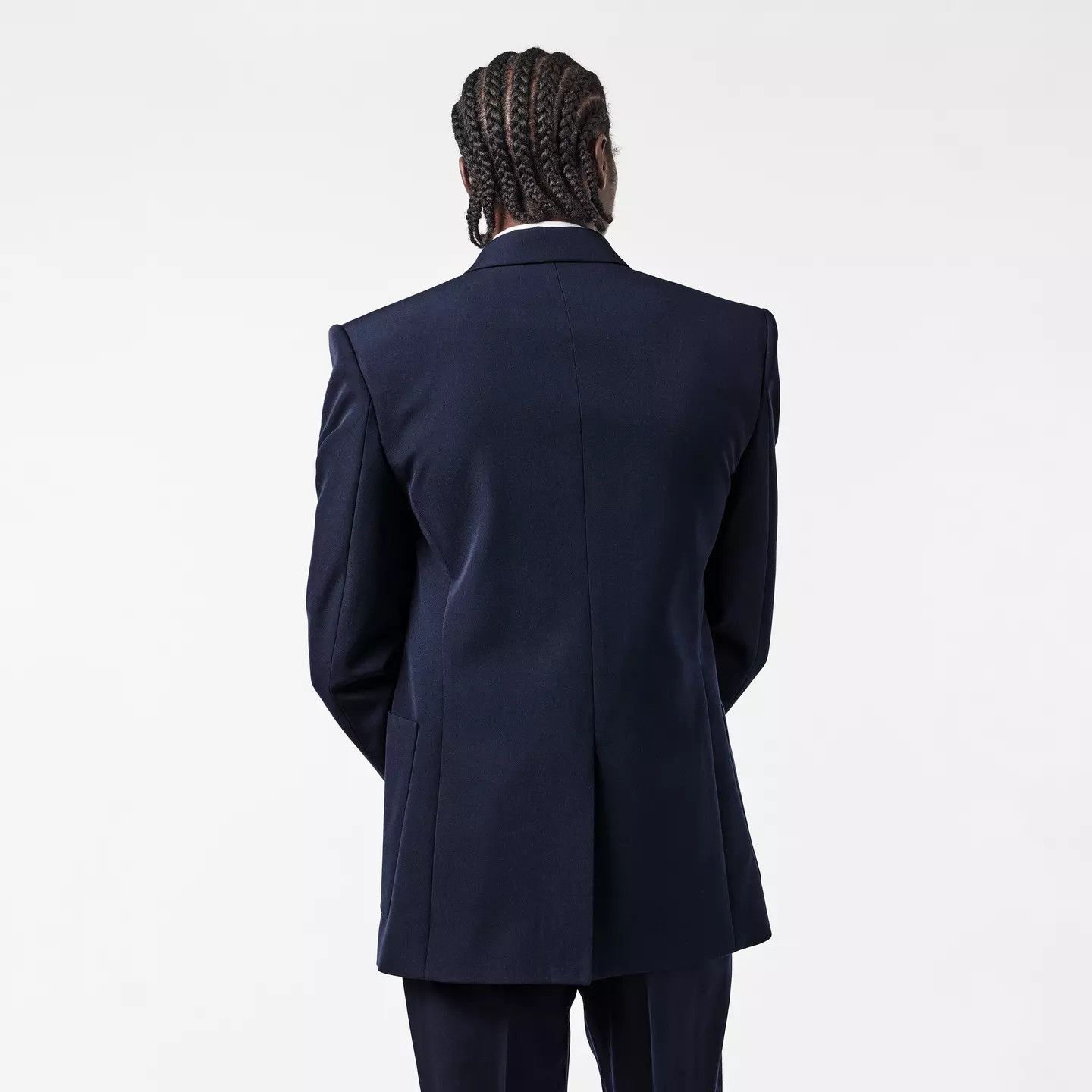 Balmain o1g2r1mq0426 Military Inspired Blazer in Navy Size US L / EU 52-54 / 3 - 4 Thumbnail