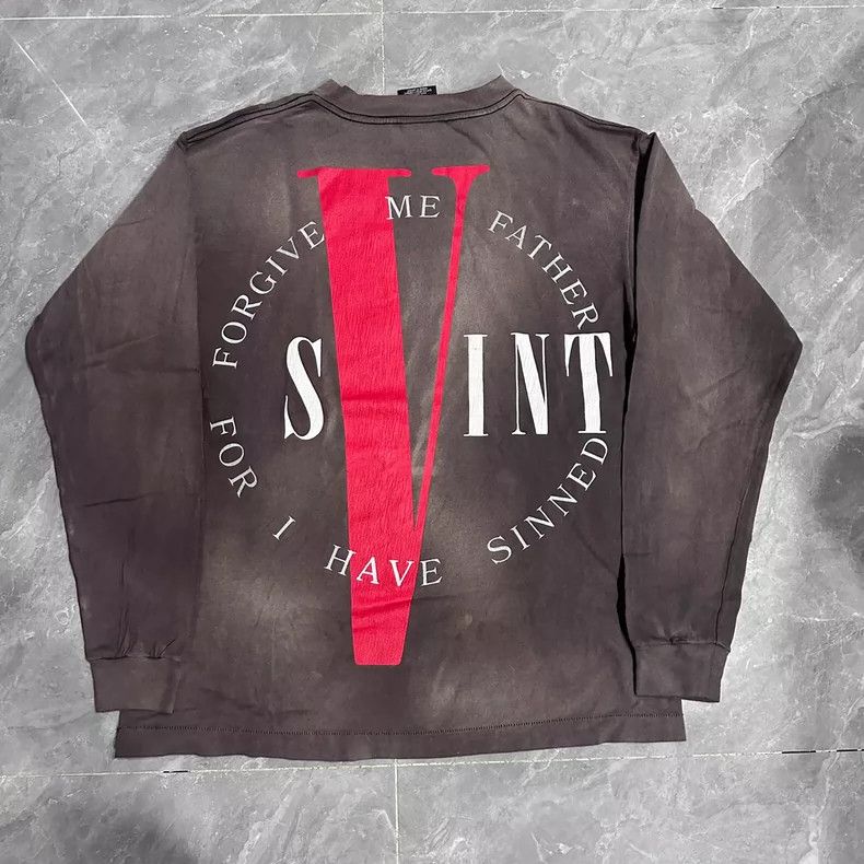 Saint Michael Saint Michael Washed black distressed long sleeved shirt Size US S / EU 44-46 / 1 - 2 Thumbnail