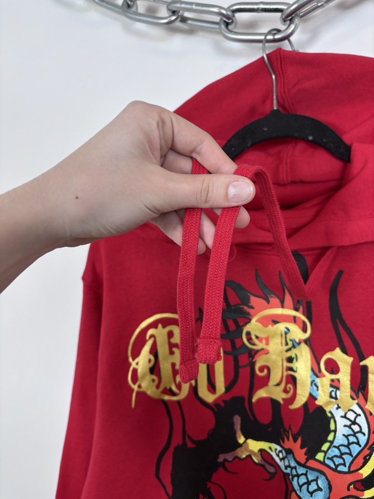 Ed Hardy Ed Hardy NWT Men’s Y2K Red Big Dragon Tattoo Logo Hoodie Size US L / EU 52-54 / 3 - 5 Thumbnail