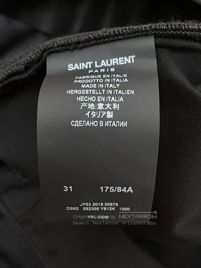 Saint Laurent Paris Saint Laurent Paris Straight Leg Pants Size US 31 - 4 Thumbnail