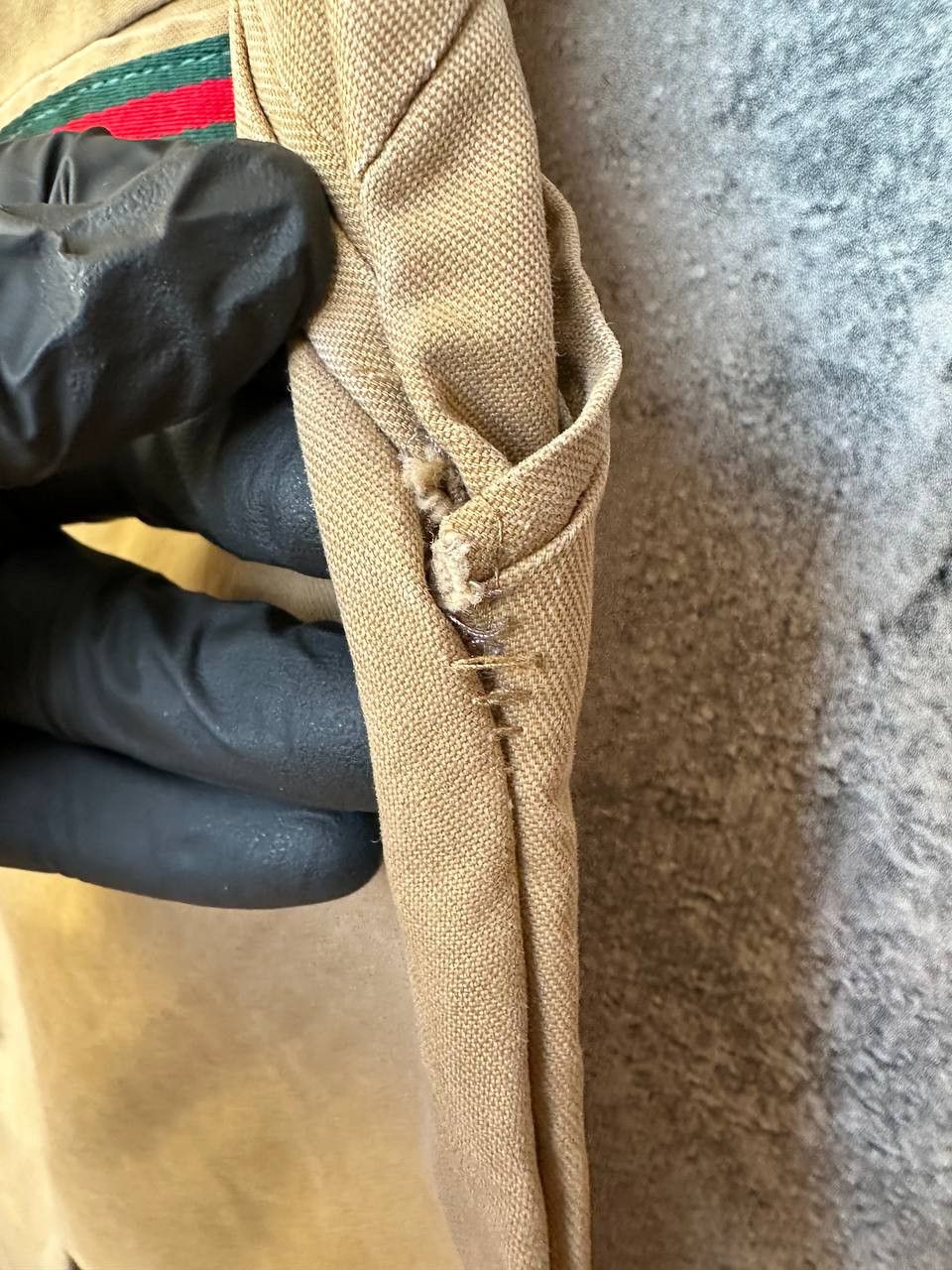 Japanese Brand Kosmo Lupo Beige Chino Pants Stripe Detail Cult Wear Size US 32 / EU 48 - 17 Thumbnail