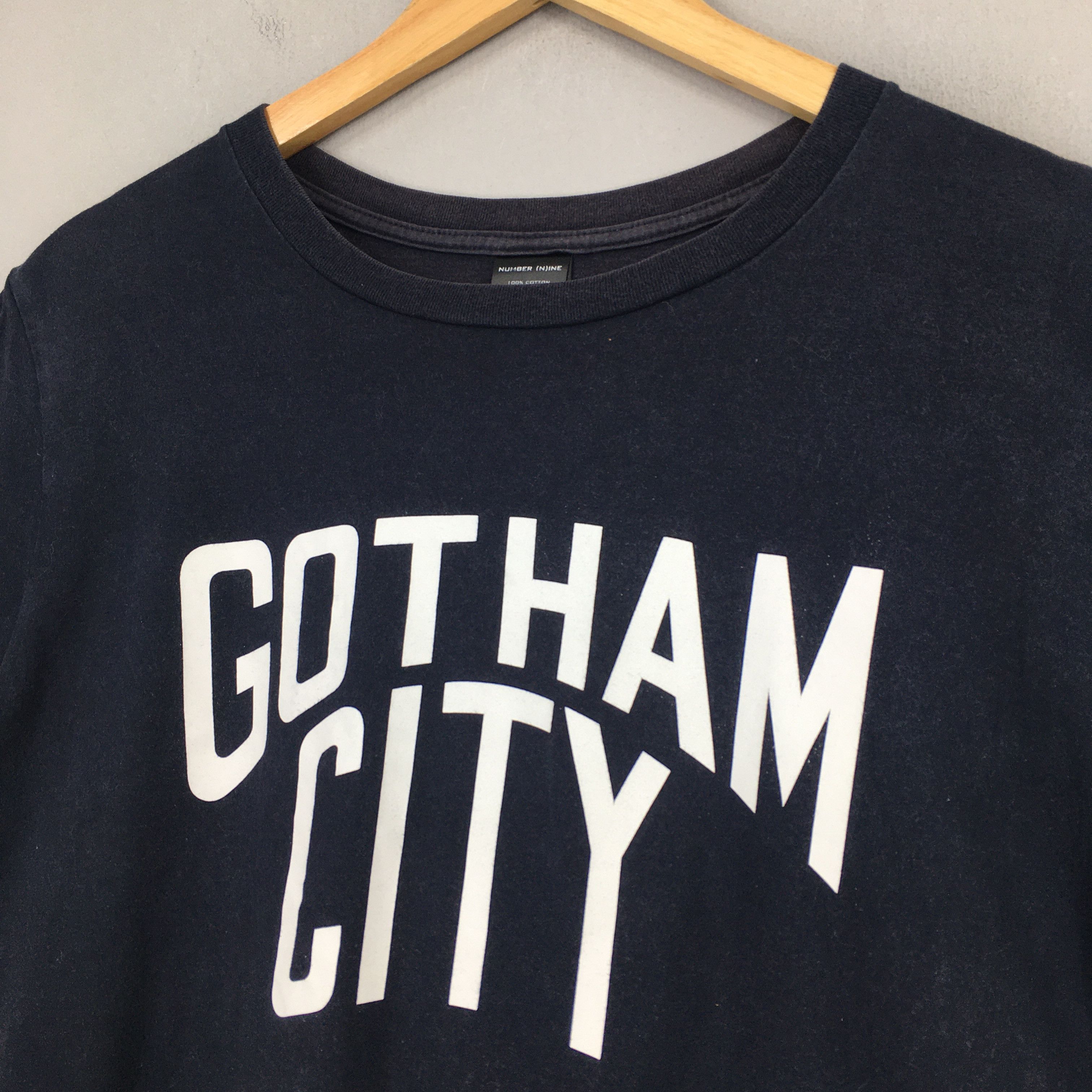 Number (N)ine Number (N)ine Gotham City Black T shirt Medium Size US M / EU 48-50 / 2 - 3 Thumbnail