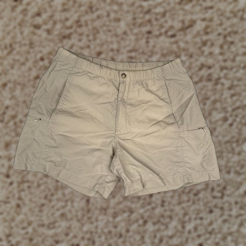 The North Face The North Face Shorts Womens Medium Beige Utility Nylon Hiking Zip Pockets Hike Size 32" / US 10 / IT 46 - 1 Thumbnail