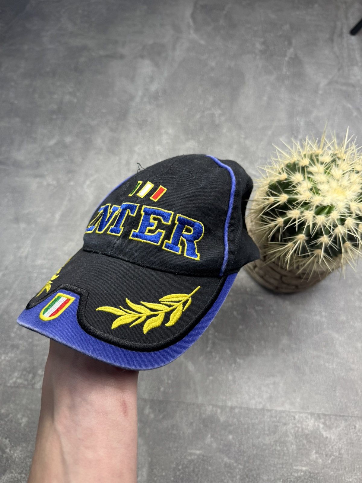 Vintage Vintage Inter Milan Cap Hat PSG Newcastle Manchester Size ONE SIZE - 6 Thumbnail