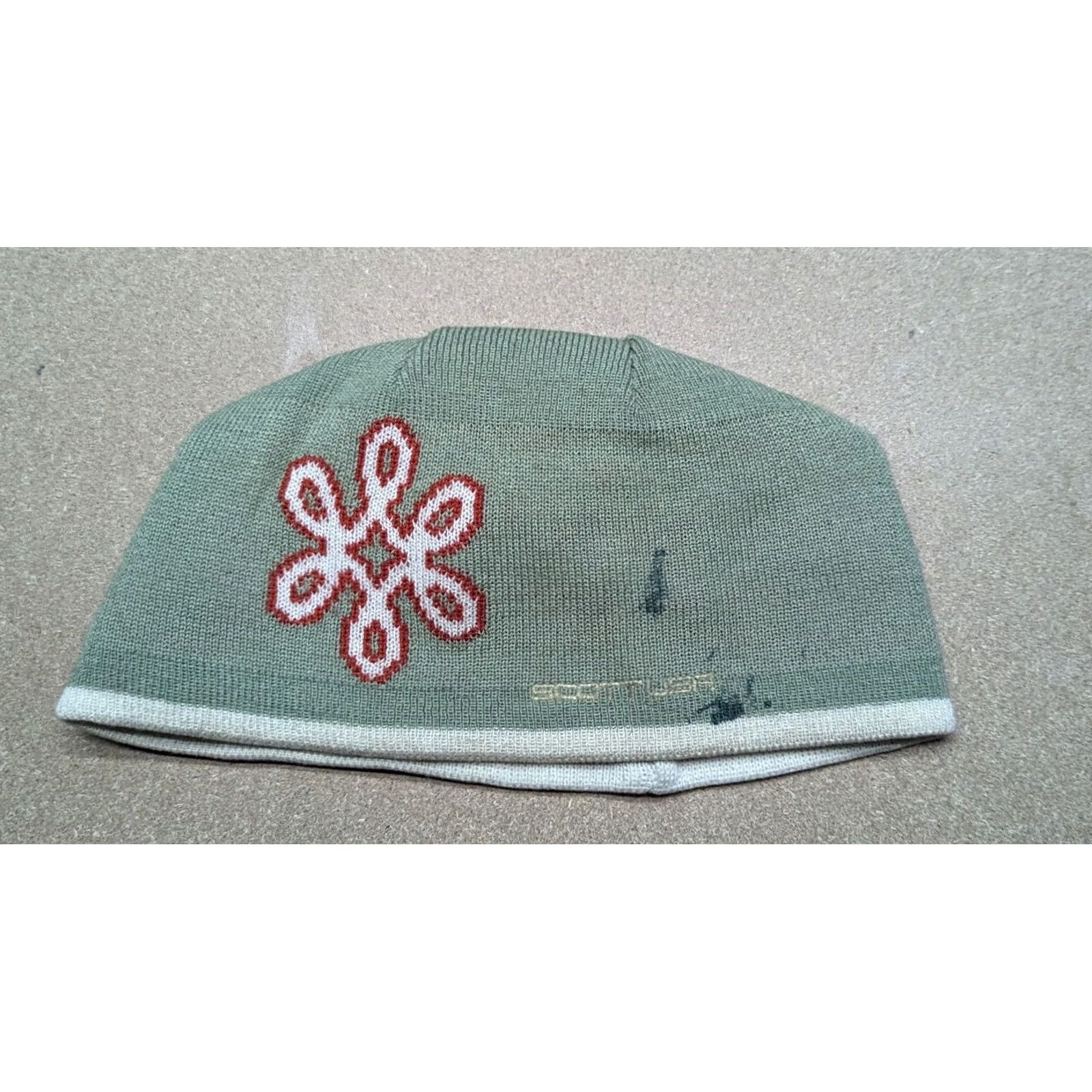 Vintage SCOTT USA Green Beanie Hat Lined Outdoor Mountain Sport Beanie Size ONE SIZE - 2 Thumbnail