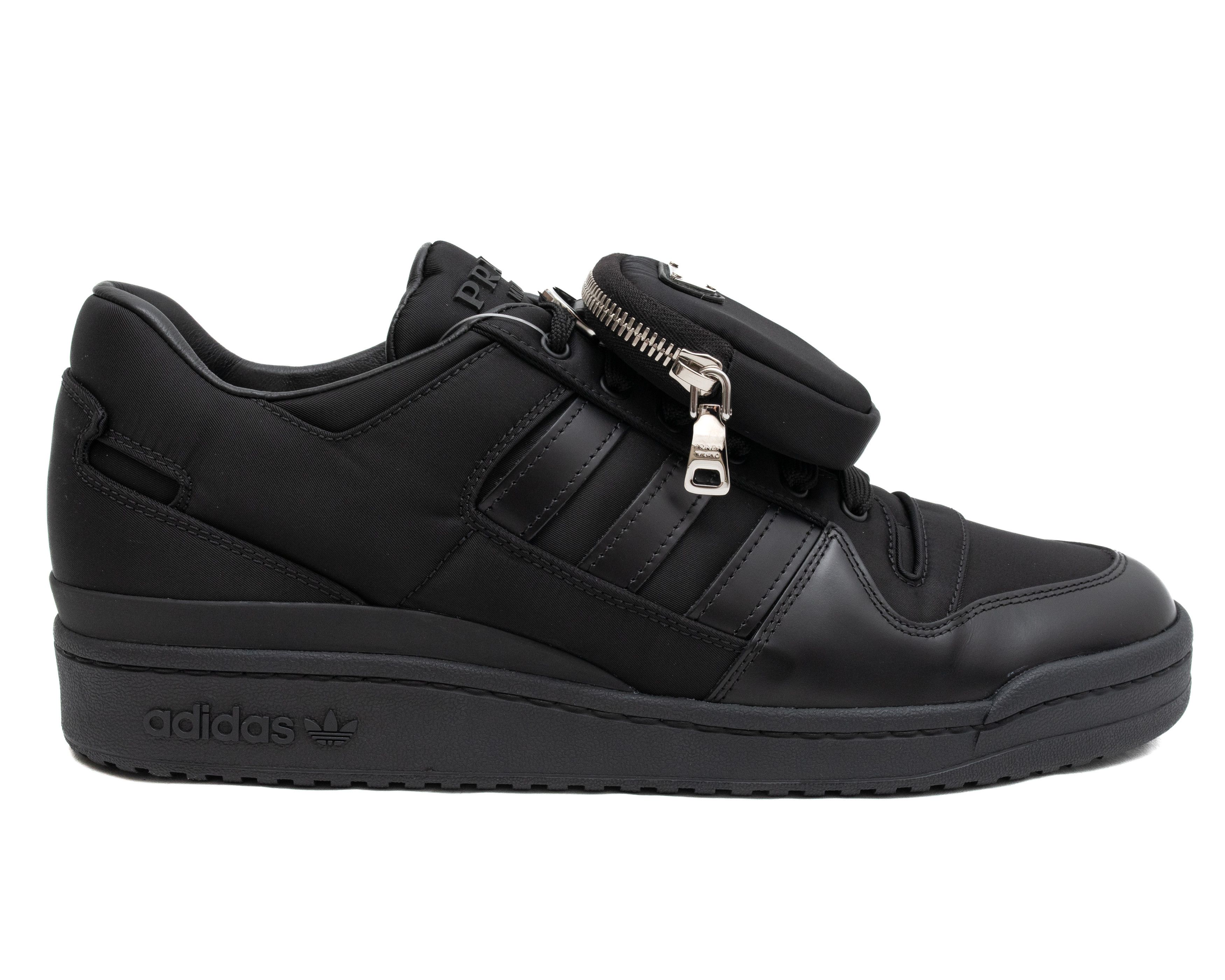 Adidas × Prada ADIDAS X PRADA RE-Nylon Forum Low Black Sneakers Size US 5.5 / IT 35.5 - 4 Thumbnail