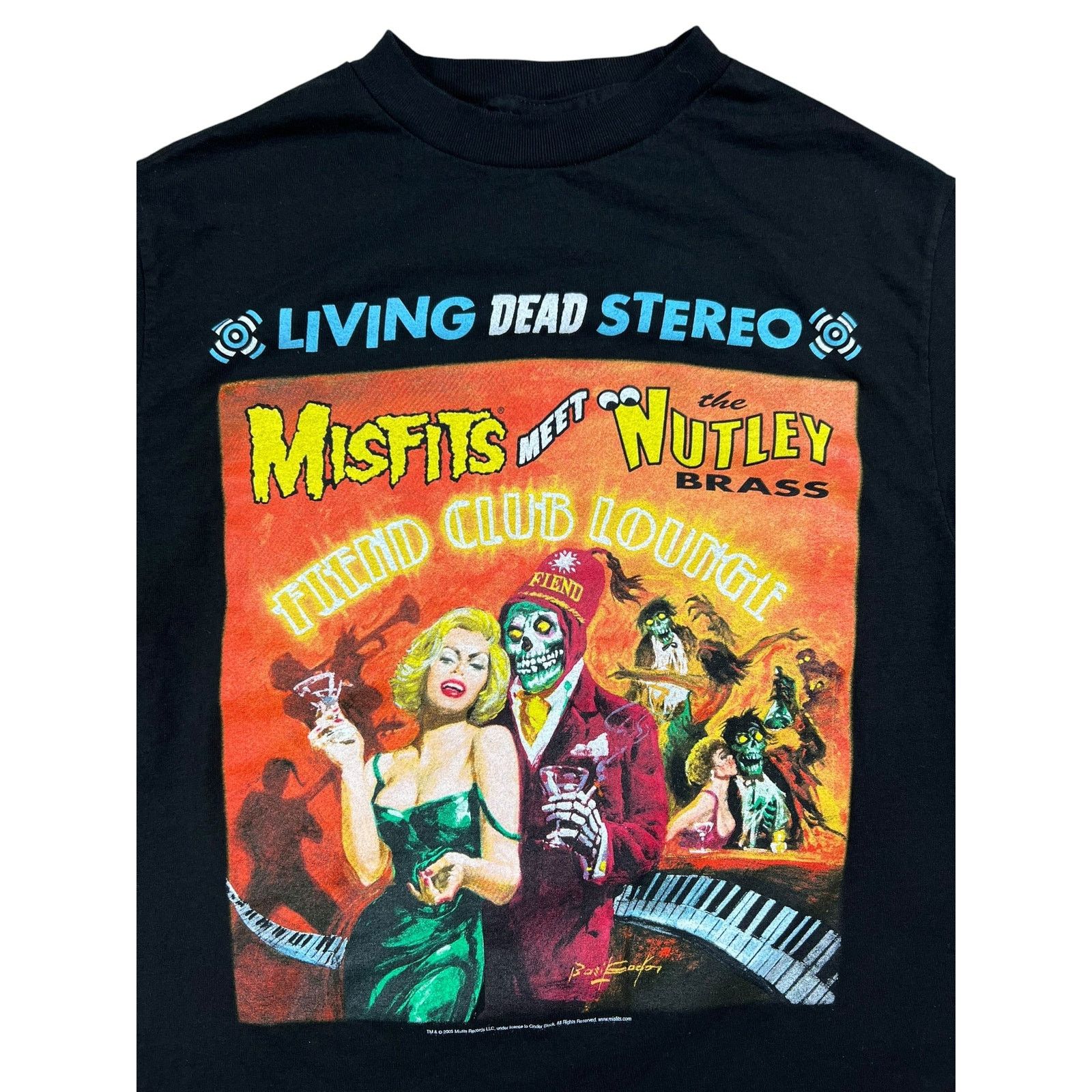 Band Tees × Misfits × Vintage Vintage 2005 Misfits Records Fiend Club Lounge band tee (S) Size US S / EU 44-46 / 1 - 2 Thumbnail