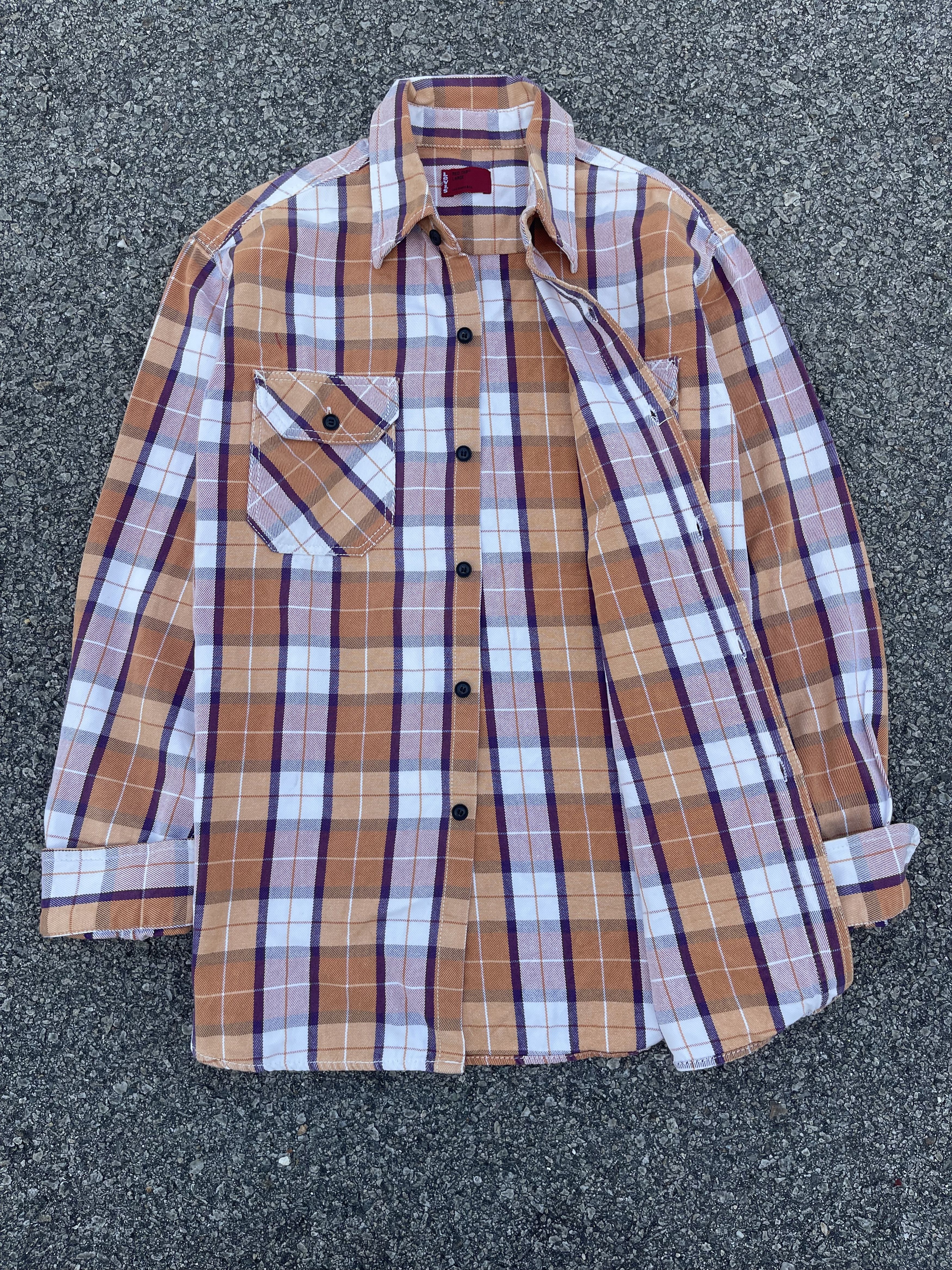 Flannel × Levi's Levis Ultra Heavy Double Pocket Checked Flannel Travis Scott Size US L / EU 52-54 / 3 - 1 Thumbnail