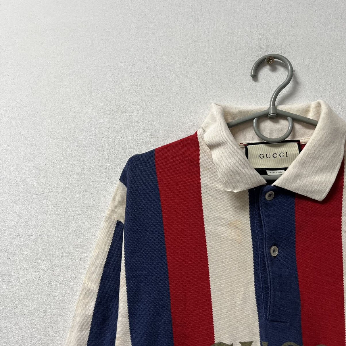 Gucci Gucci Polo T-Shirt Big Logo Size US L / EU 52-54 / 3 - 3 Thumbnail