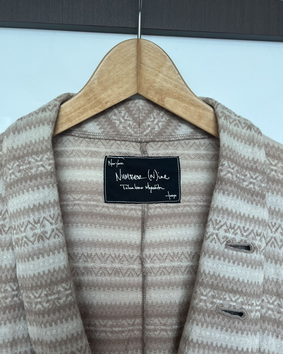 Number (N)ine Number (N)ine SS08 “Birds” Fair Isle Jacket Size US M / EU 48-50 / 2 - 4 Thumbnail
