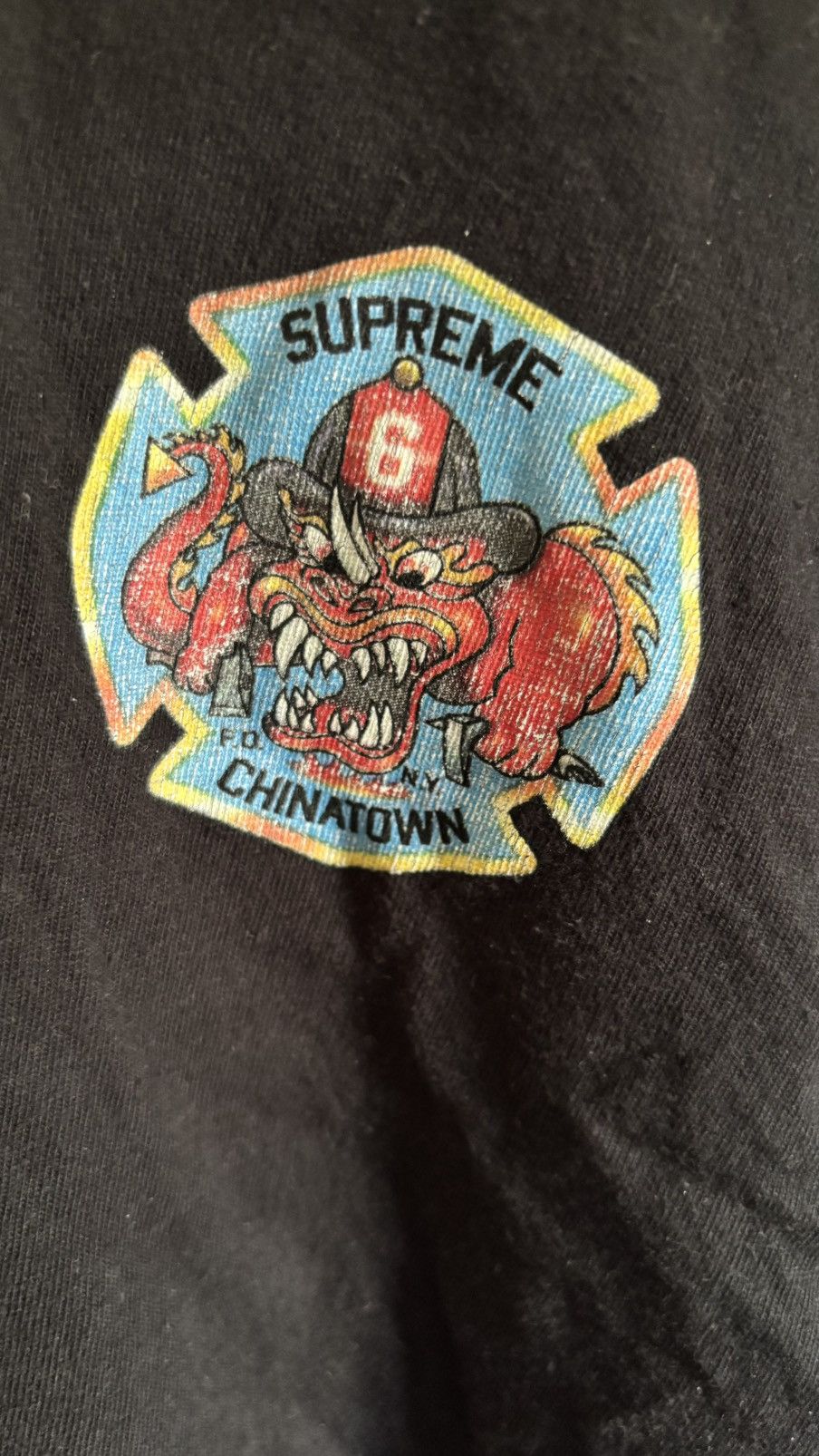 Supreme FW22 Supreme FDNY Black Tee Size US M / EU 48-50 / 2 - 3 Thumbnail