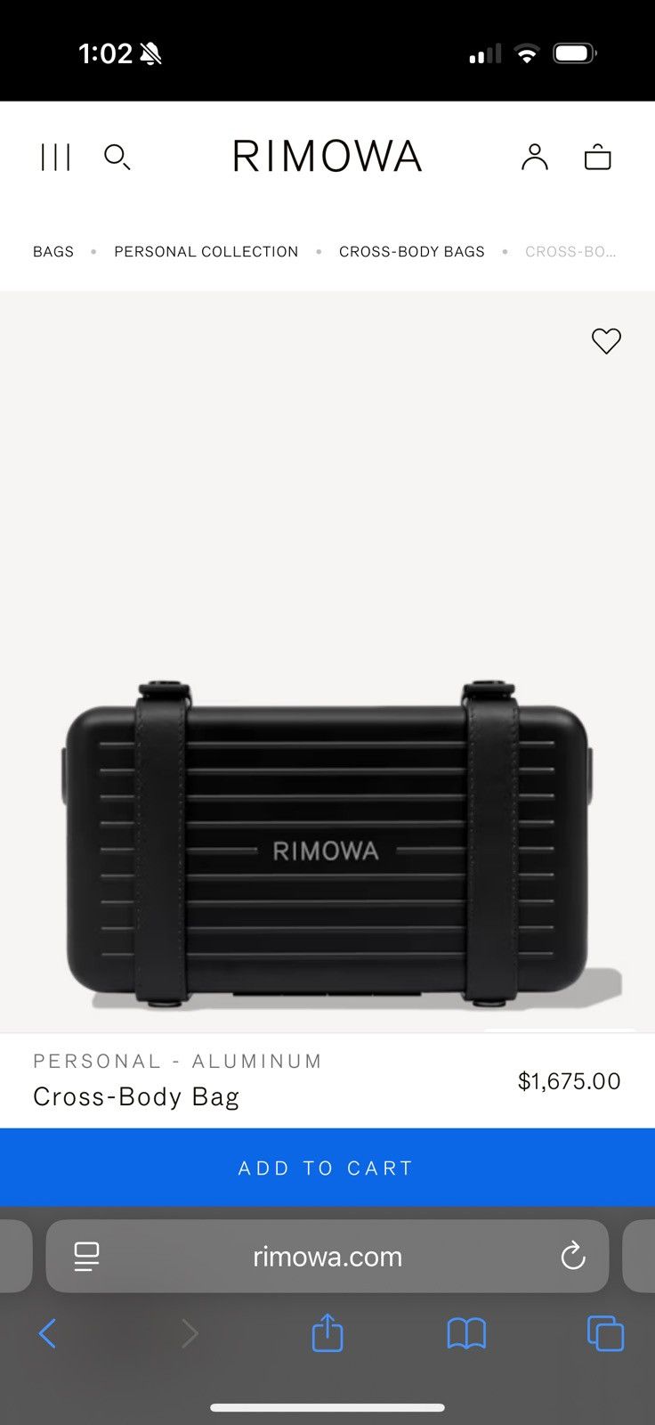 Rimowa Rimowa Personal Aluminum Cross Body Bag Size ONE SIZE - 17 Thumbnail