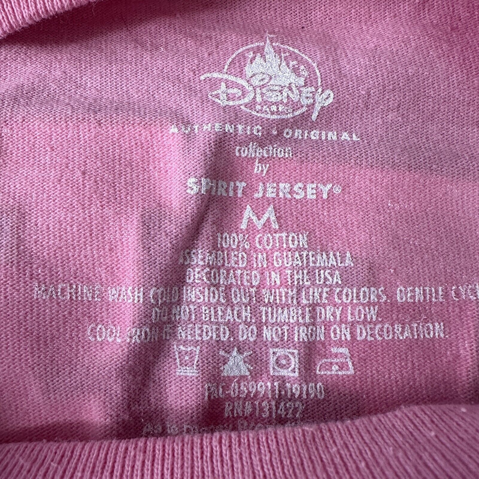 Disney Disney Spirit Jersey Adult Medium Blue Pink Best Disney Size US M / EU 48-50 / 2 - 5 Thumbnail