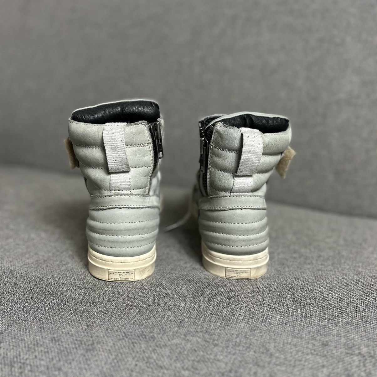 Allsaints Allsaints Rick Owens Geobasket Style Hi Top Sneakers Size US 8 / IT 38 - 6 Thumbnail