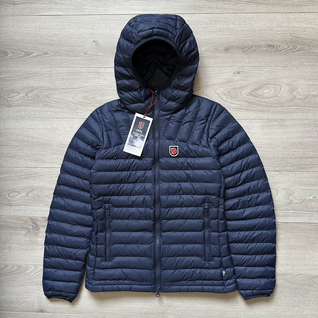 image of Fjallraven Expedition Latt Hoodie W Navy Size:xs New in Blue, Women's