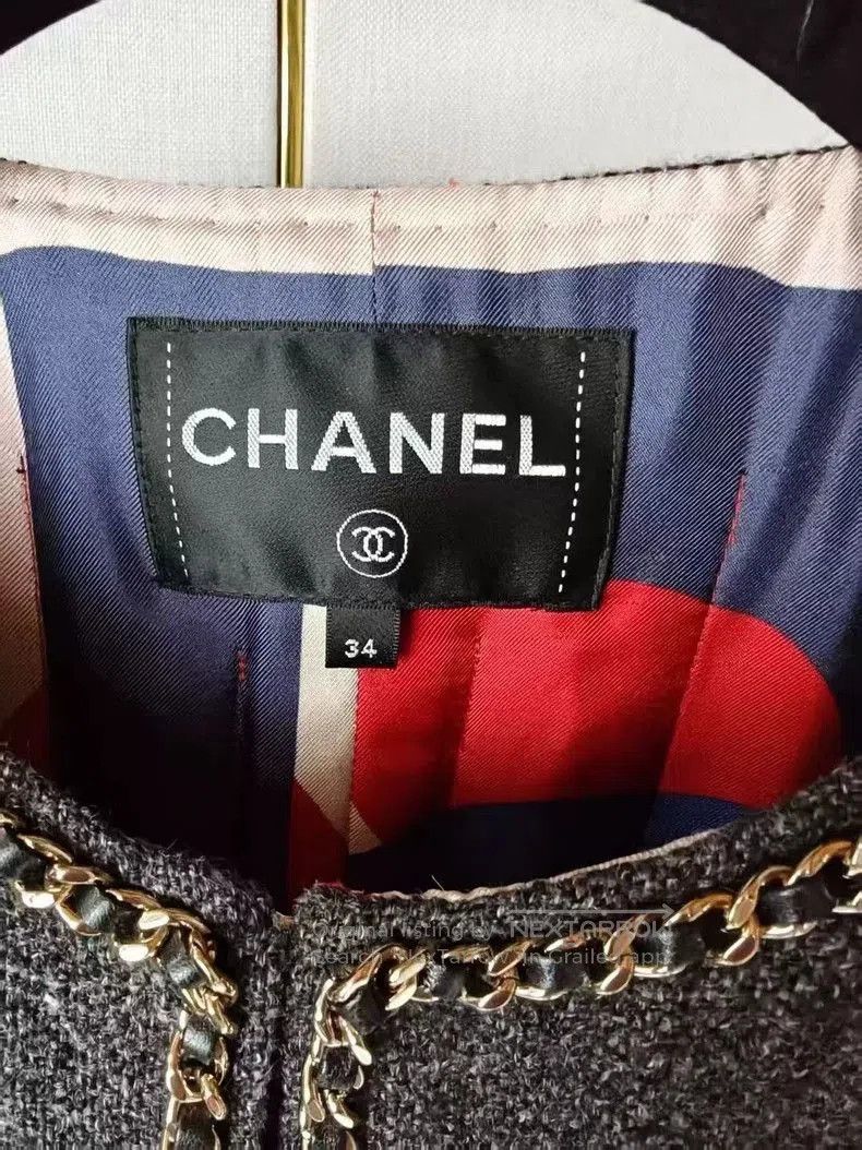 Chanel Chanel Gray Jacket Size 34. Size US XS / EU 42 / 0 - 2 Thumbnail