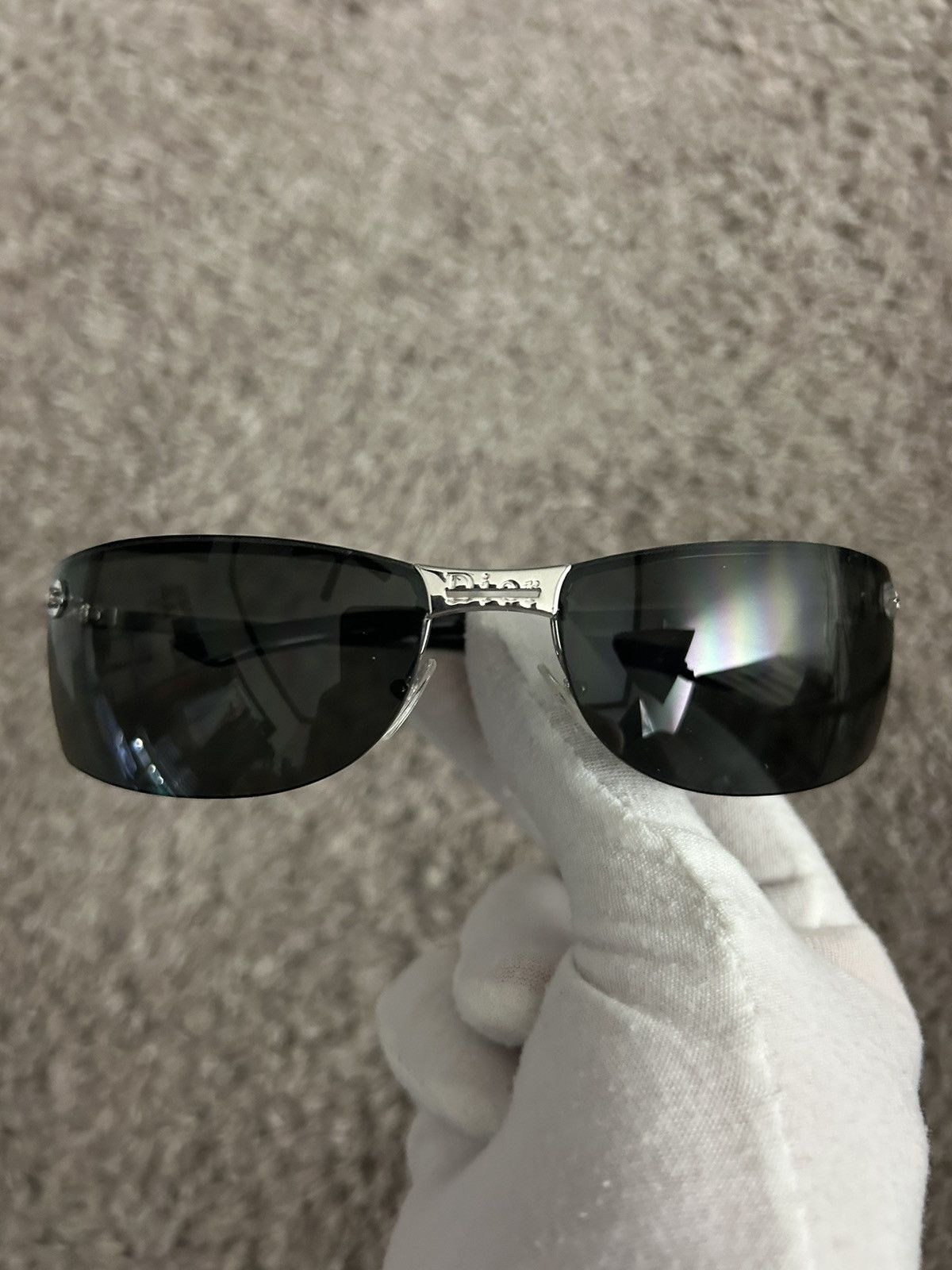 Dior Dior Adiorable 1 YB7R7 Logo Sunglasses Size ONE SIZE - 4 Thumbnail