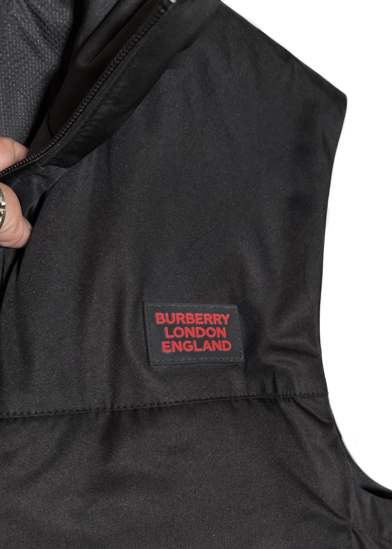 Burberry Burberry Black Nylon Car Coat With Detachable Warmer Gilet Size US M / EU 48-50 / 2 - 9 Thumbnail