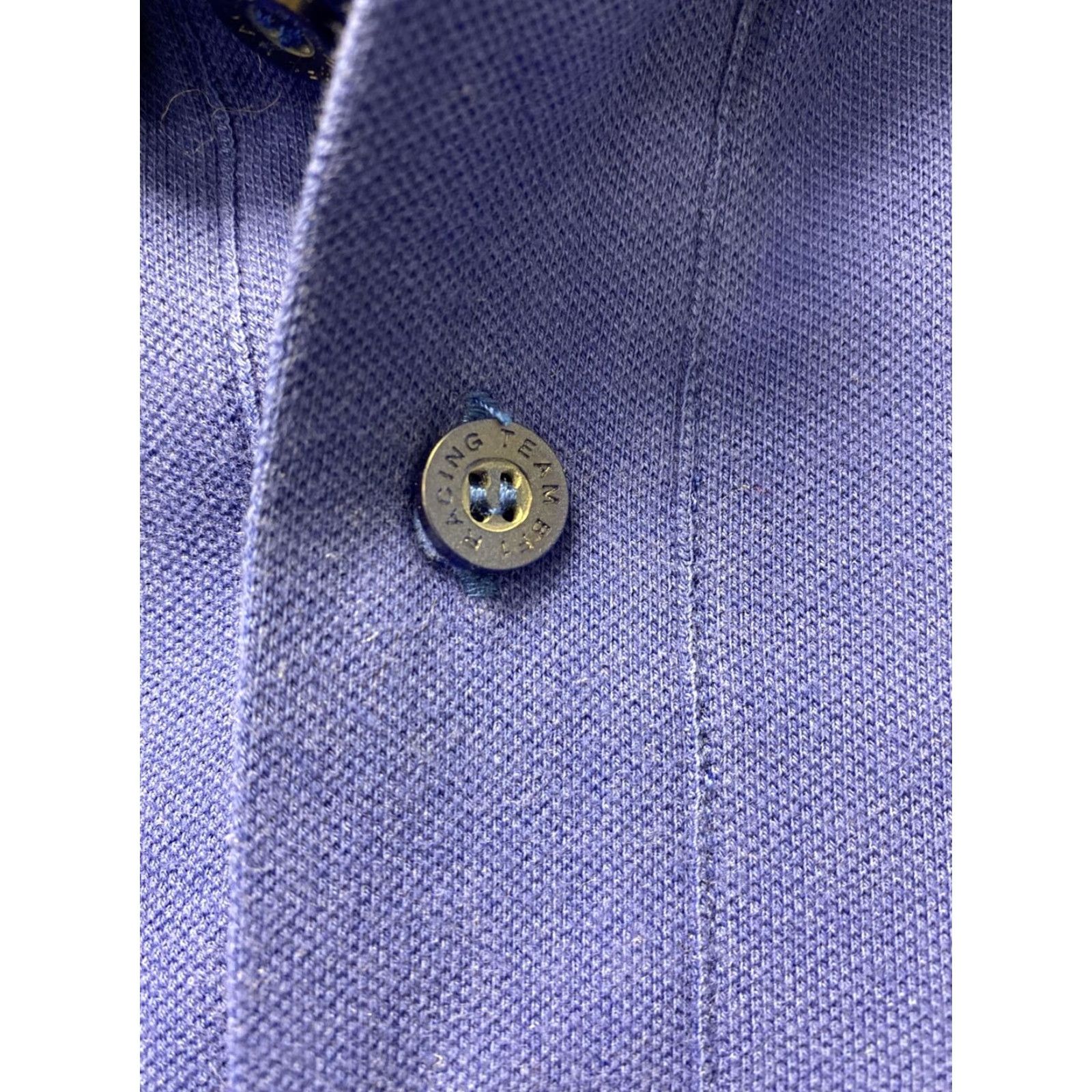 Benetton Benetton Formula 1 Polo Shirt Large Blue Classic Mens Size US L / EU 52-54 / 3 - 4 Thumbnail