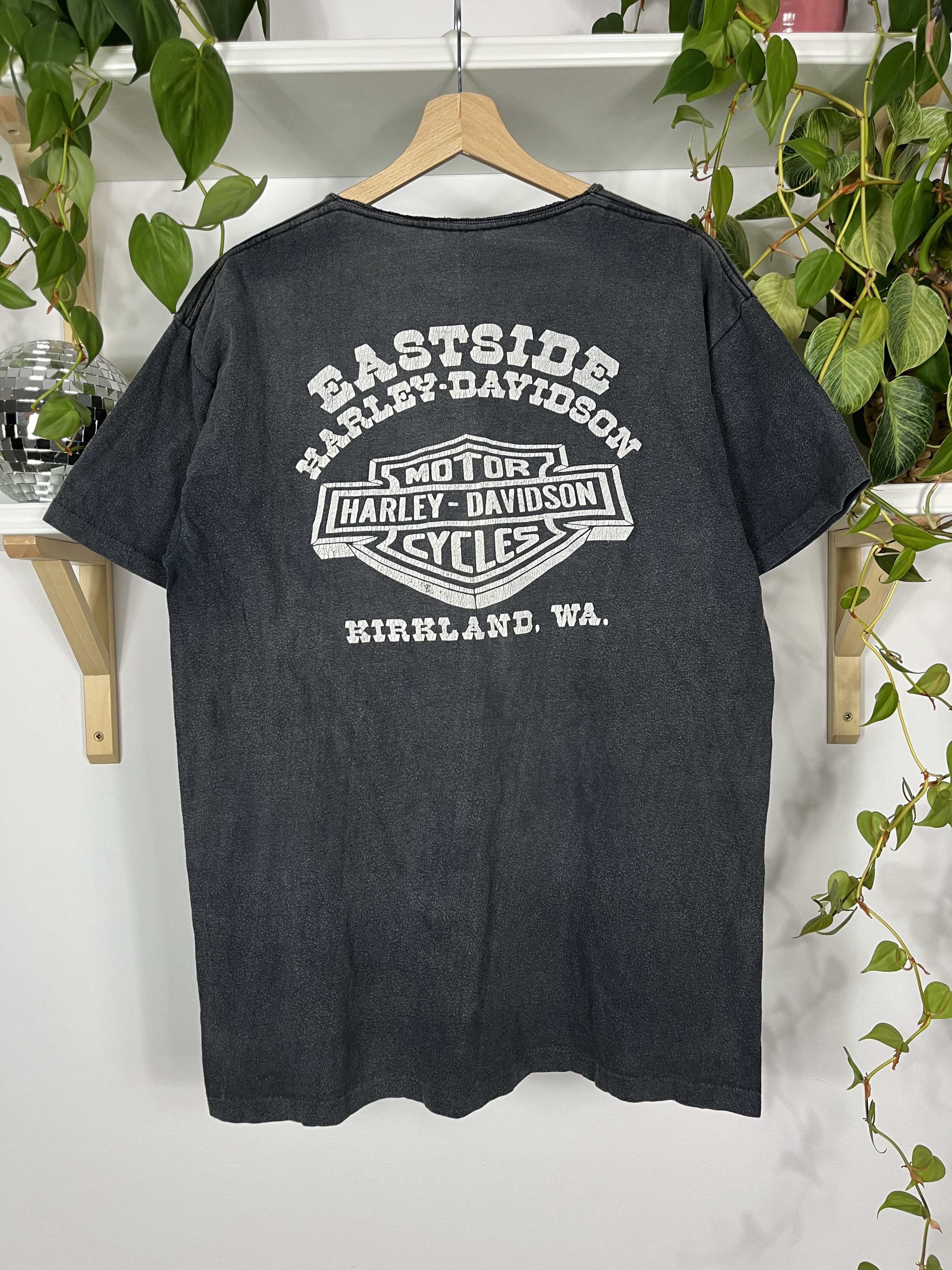 Harley Davidson × Vintage Vintage 1996 Harley Davidson T-Shirt Made in USA Size US L / EU 52-54 / 3 - 2 Thumbnail