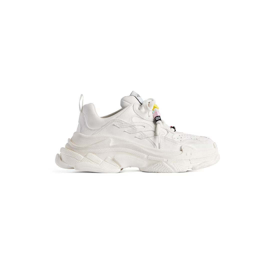 BALENCIAGA Triple S Sporty With Charms $1200 Women's White S