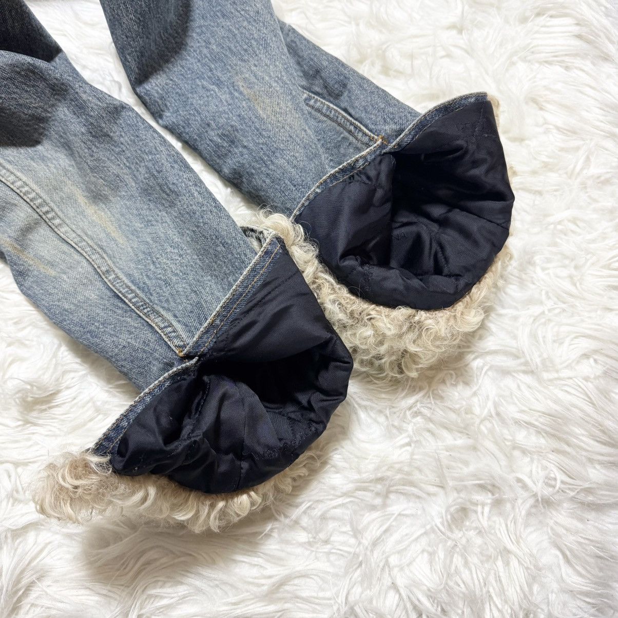 Dolce & Gabbana Dolce & Gabbana fur-lined denim blouson jacket Size US S / EU 44-46 / 1 - 18 Thumbnail