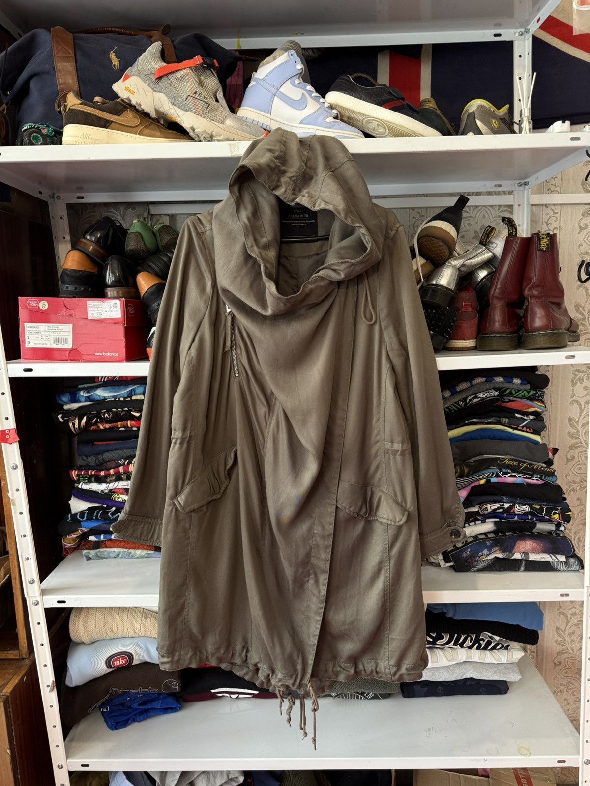 Allsaints Vintage ALLSAINTS PORTERE KHAKI PARKA COAT Japanese Y2K Size L / US 10 / IT 46 - 24 Thumbnail