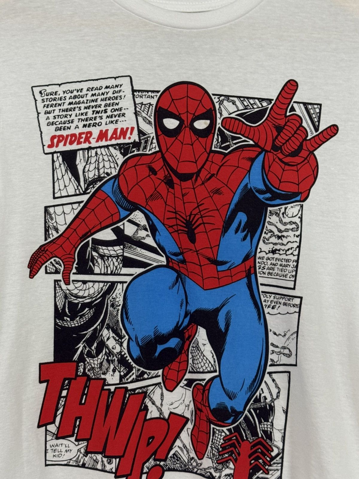 Marvel Comics Spiderman Comic Marvel Graphic Print Tee White Youth XL Size US XS / EU 42 / 0 - 3 Thumbnail