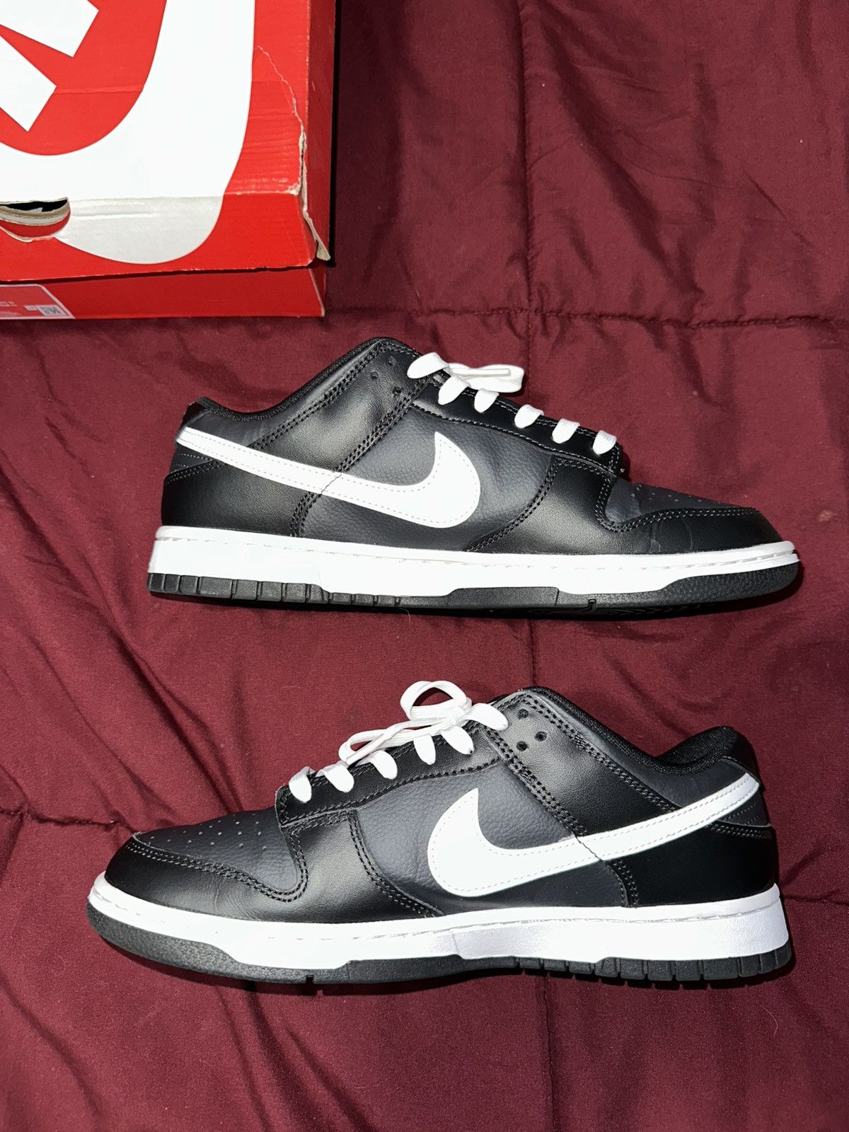 Nike Nike dunk low black panda Size US 10 / EU 43 - 2 Thumbnail