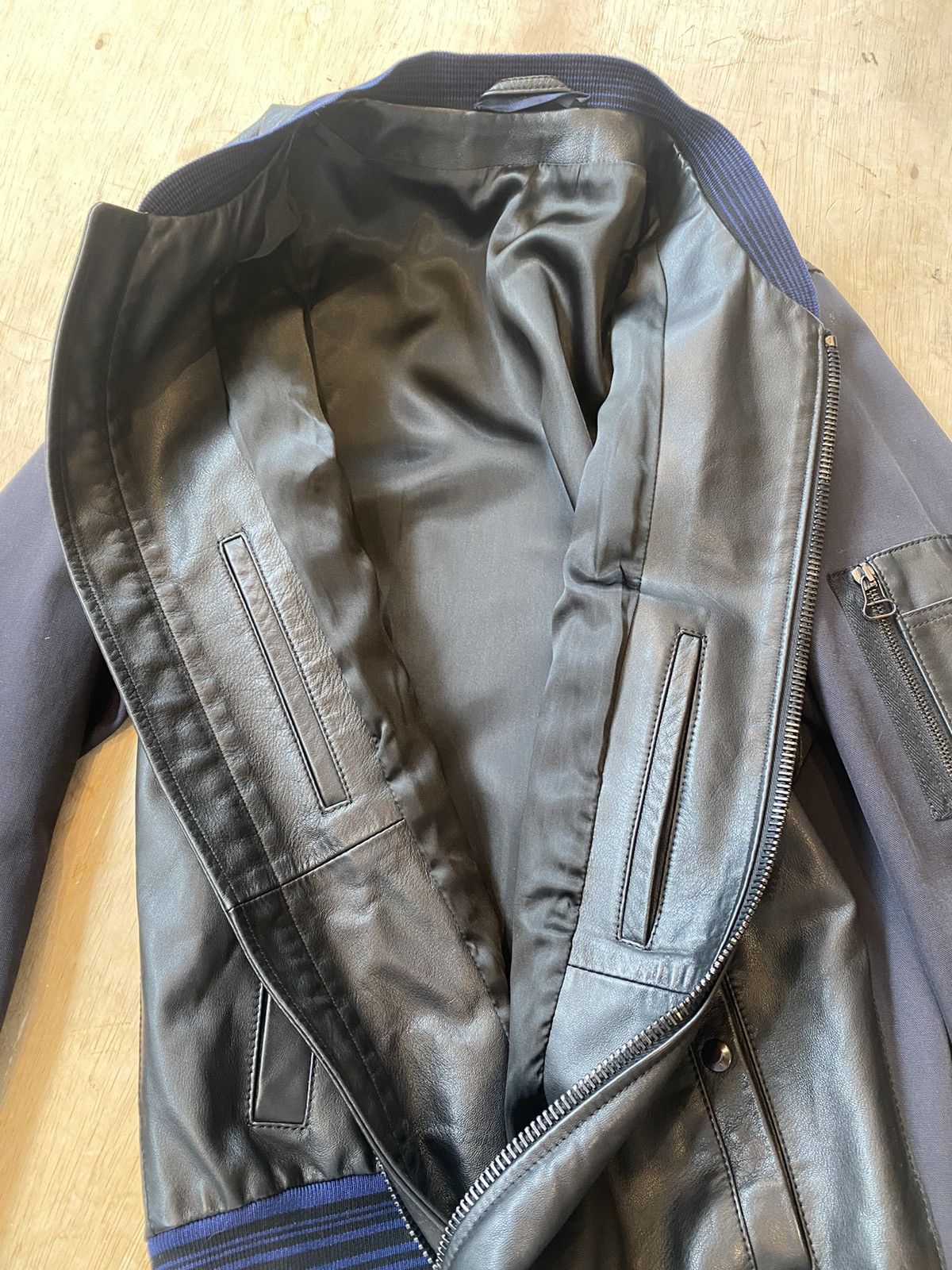 Lanvin LANVIN Lamb Skin Leather Bomber Size US M / EU 48-50 / 2 - 6 Thumbnail