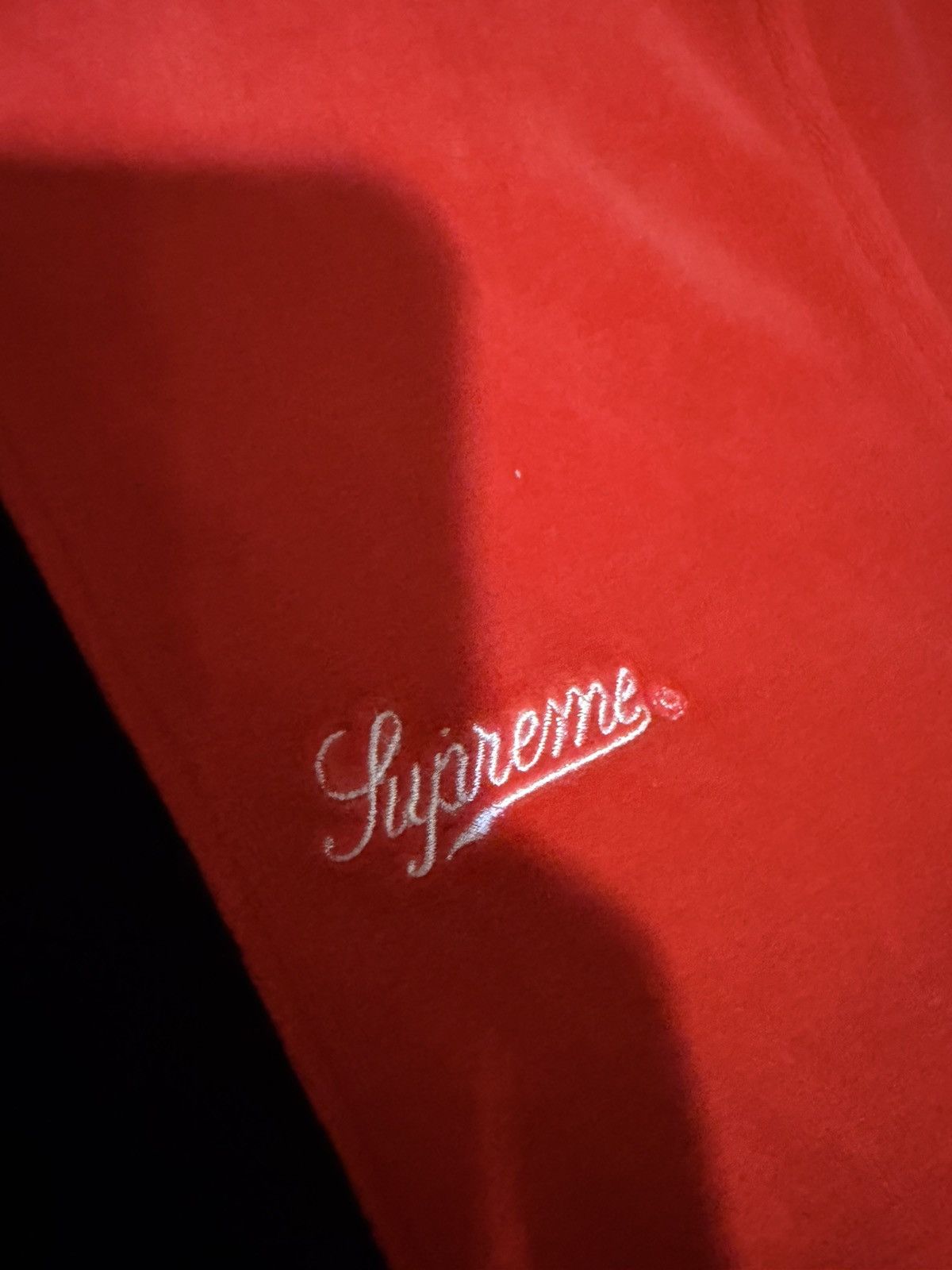 Supreme Supreme Velour Tri-Color Zip-Up Jacket Sz. Large Fall 2015 Size US L / EU 52-54 / 3 - 3 Thumbnail