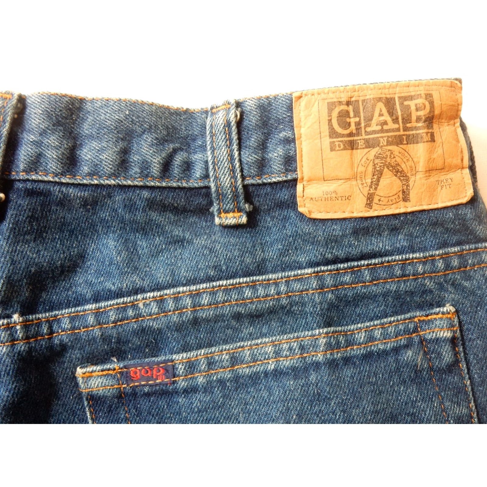 Gap VTG Gap Jeans Men's Denim Size 36x30 Blue 70s 80s Tapered Inseam 30 Jeans Size US 34 / EU 50 - 2 Thumbnail