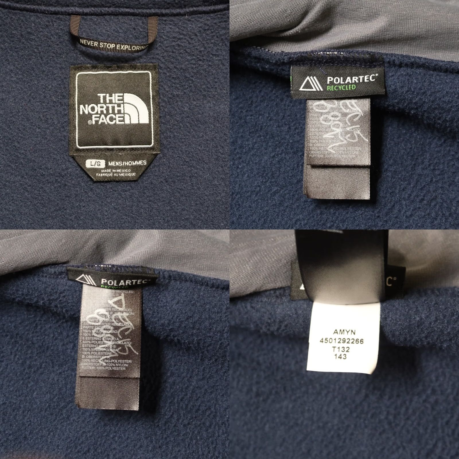 The North Face VINTAGE North Face Denali Jacket Men L Navy Denali Polar Fleece Jacket Size US L / EU 52-54 / 3 - 9 Thumbnail
