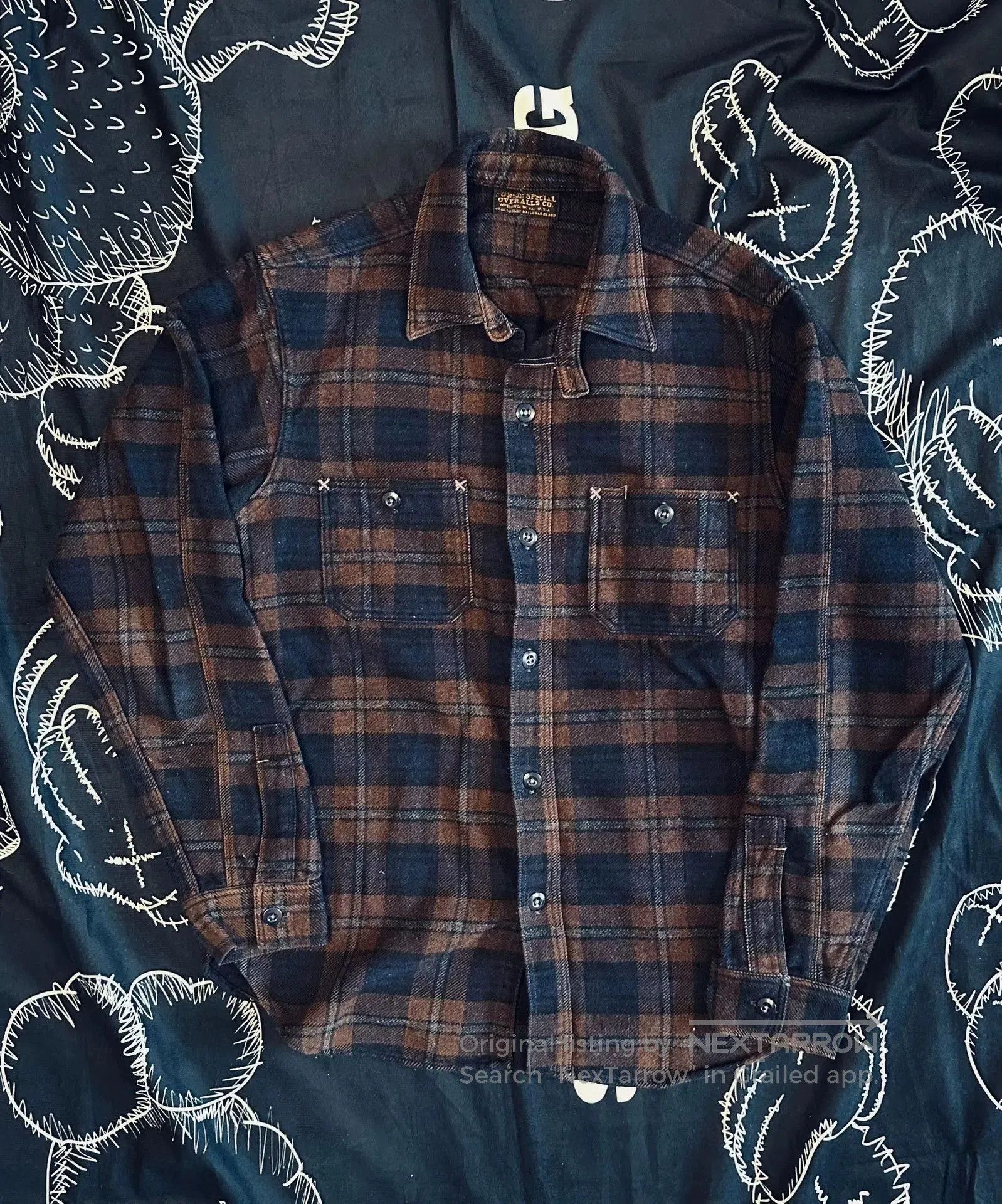 Japanese Brand Thick Wool Flannel Shirt for Winter. Size US M / EU 48-50 / 2 - 1 Thumbnail
