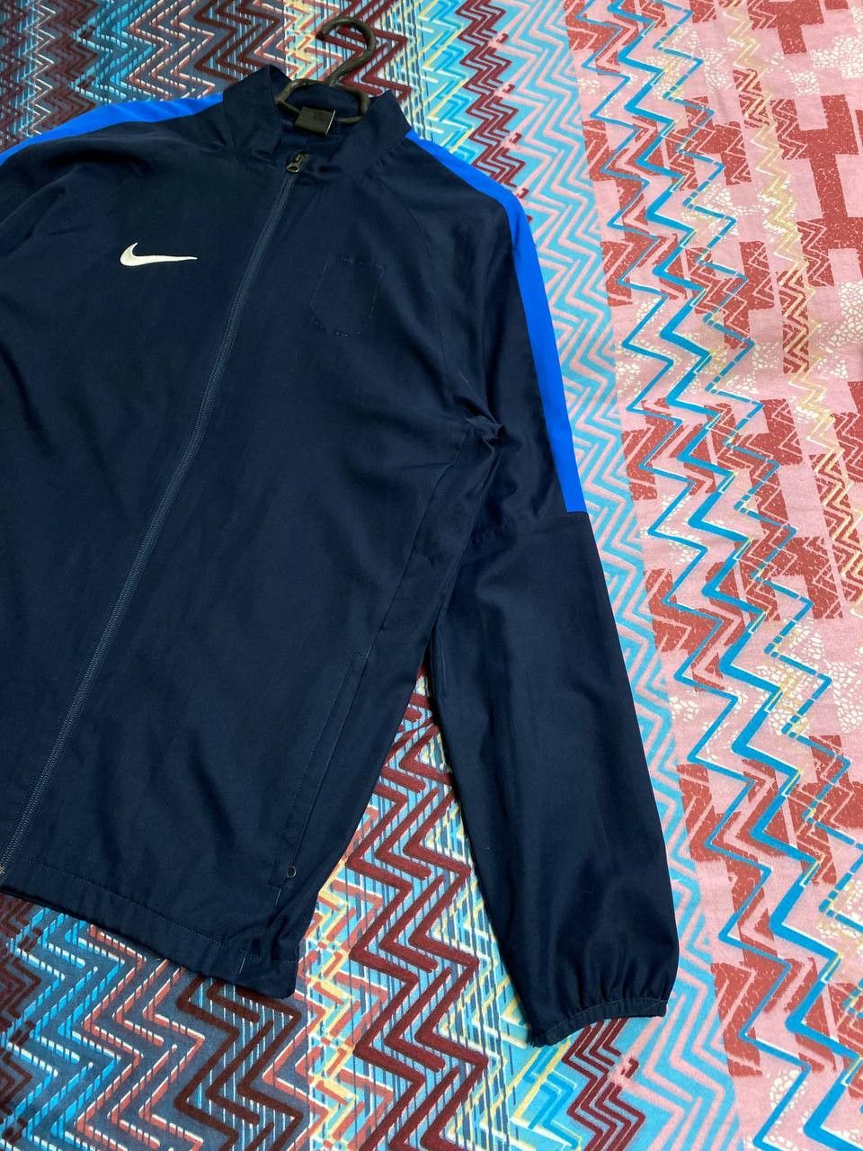 Nike × Vintage 90's NIKE RARE SWOOSH LOGO Y2K TRACK JACKET Size US L / EU 52-54 / 3 - 10 Thumbnail