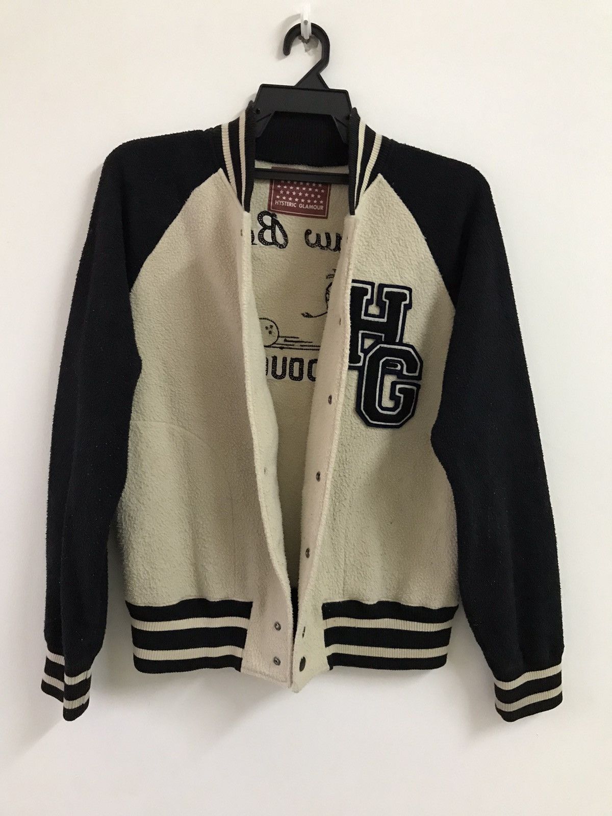 Hysteric Glamour Hysteric Glamour fleece Varsity Jacket Size US S / EU 44-46 / 1 - 4 Thumbnail
