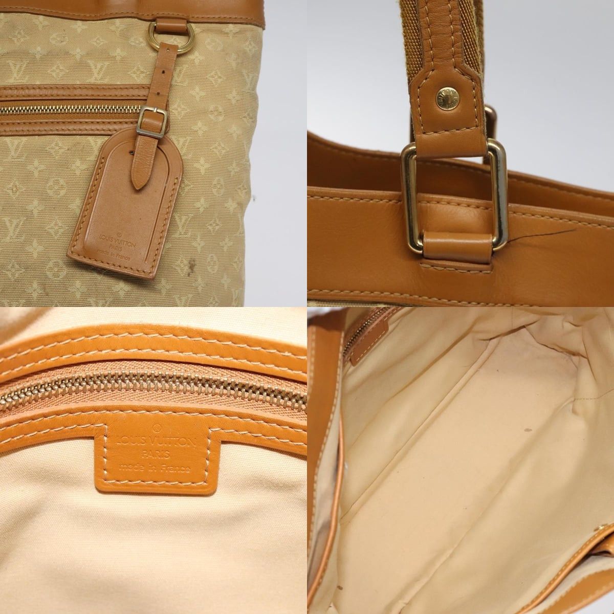 Louis Vuitton LOUIS VUITTON Monogram Mini Lucille GM Tote Bag Beige M92683 Size ONE SIZE - 11 Thumbnail