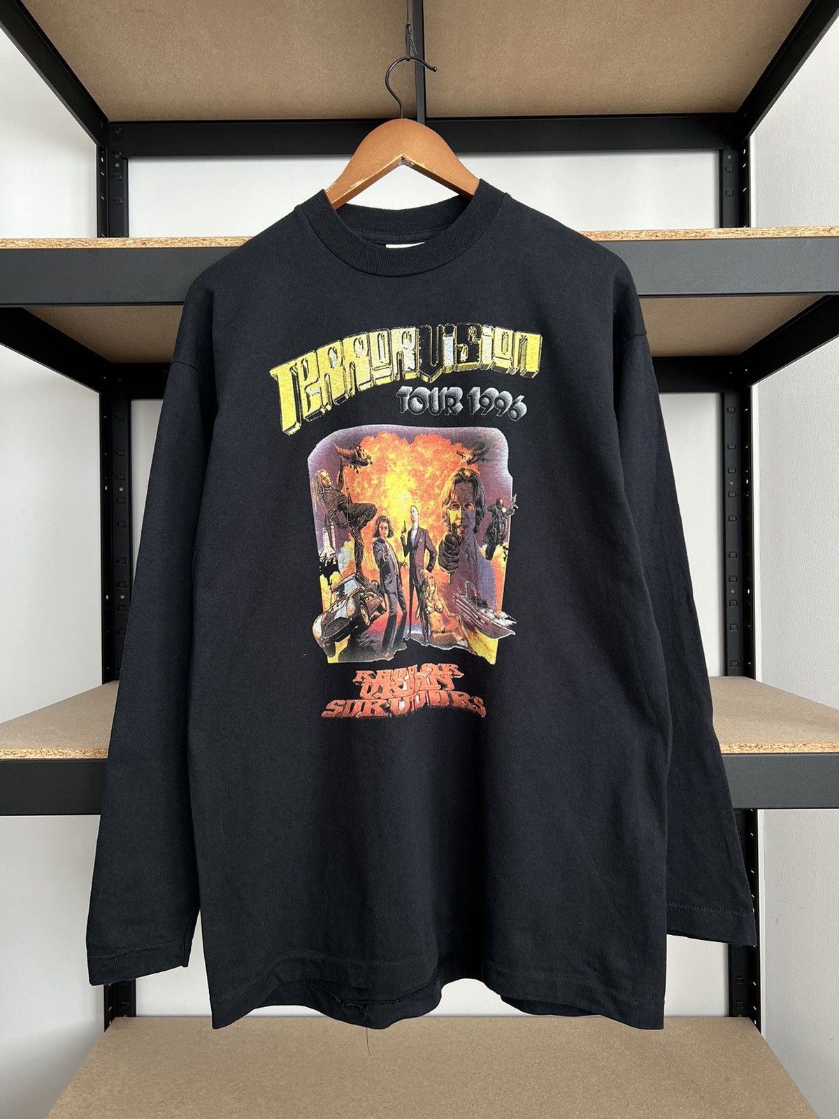 Band Tees Vintage 1996 Terrorvision Regular Urban Survivors UK Rock Size US L / EU 52-54 / 3 - 1 Thumbnail
